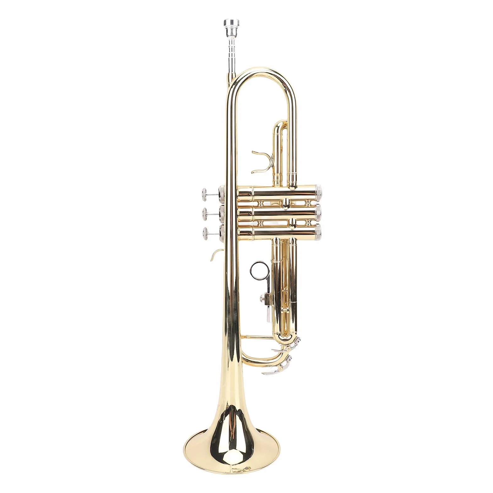 BB Brass Cornet Kit pour Débutants, Instrument de Musique en Laiton avec étui de Transport (Golden)