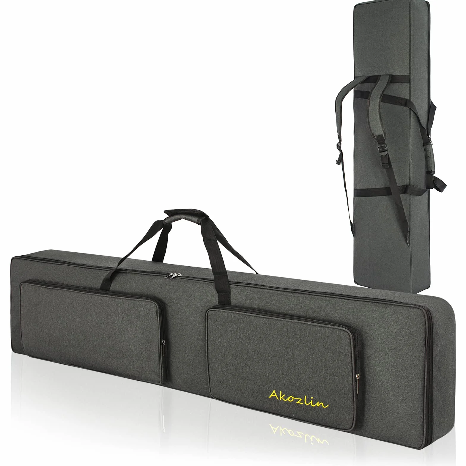 AKOZLIN Sac de transport universel étanche Oxford épais pour clavier portable 88 touches 137,9 cm