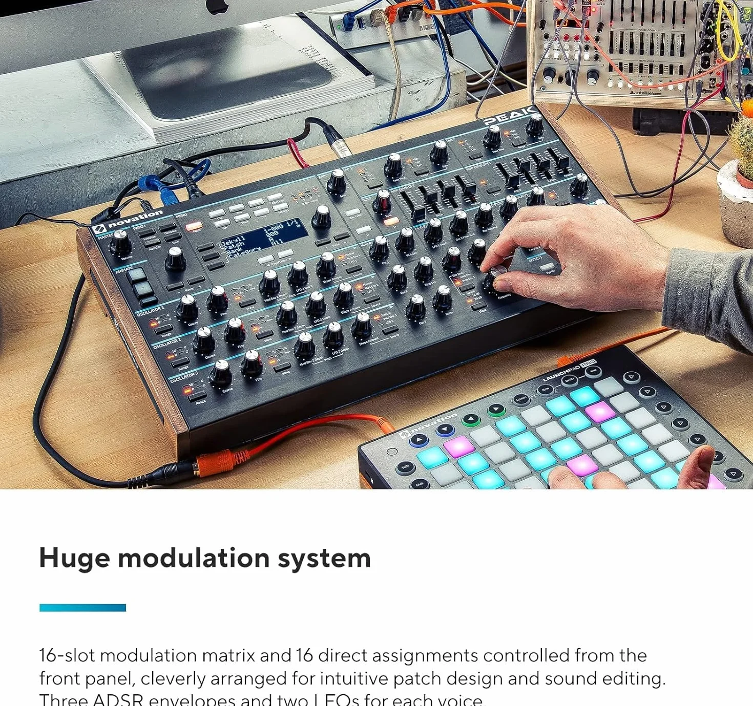 Novation Peak Synthétiseur polyphonique 8 voix desktop