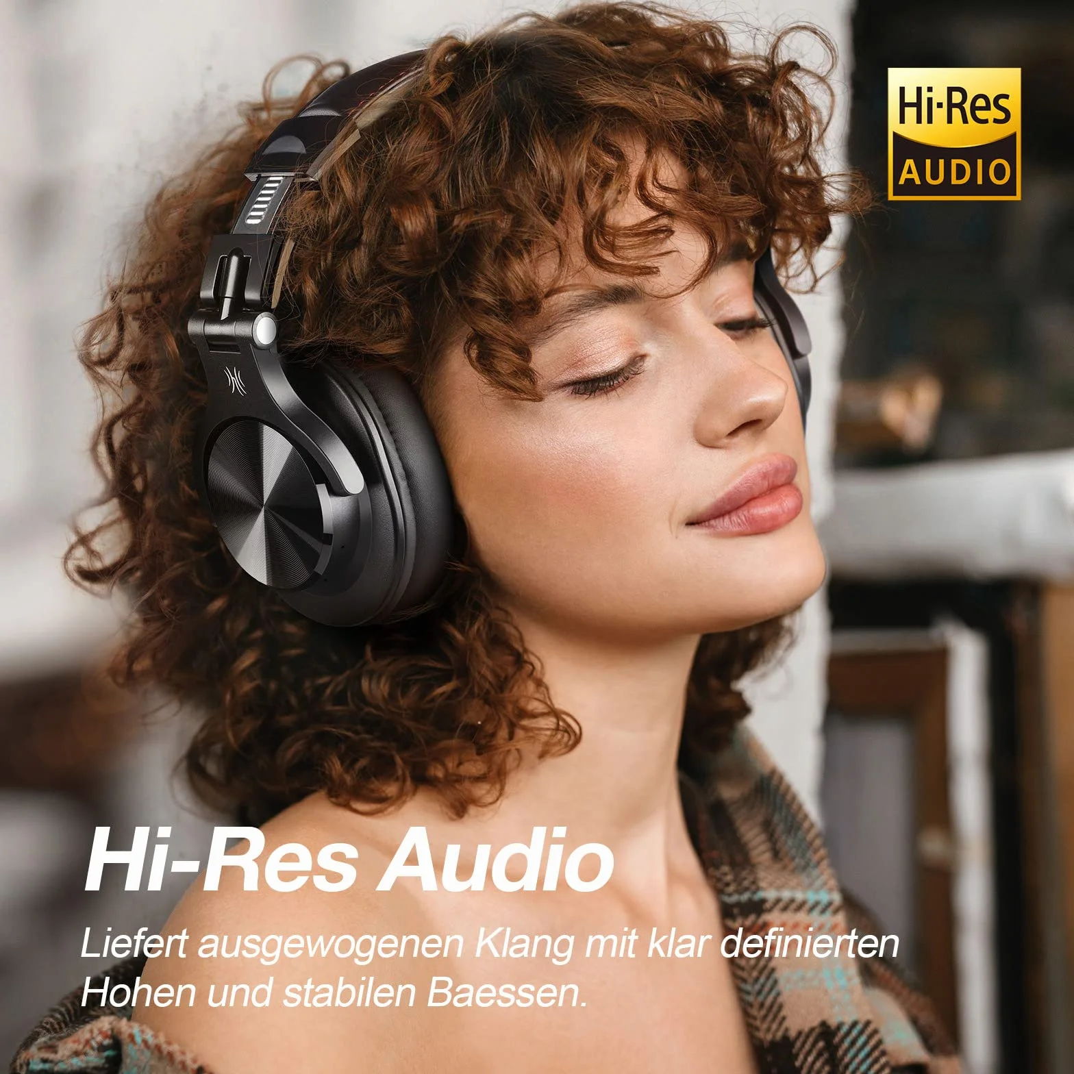 OneOdio Casque audio Bluetooth Over Ear, casque de studio fermé avec port Share, professionnel sans fil pour guitare, E-Drum, Piano, AMP, Enregistrement