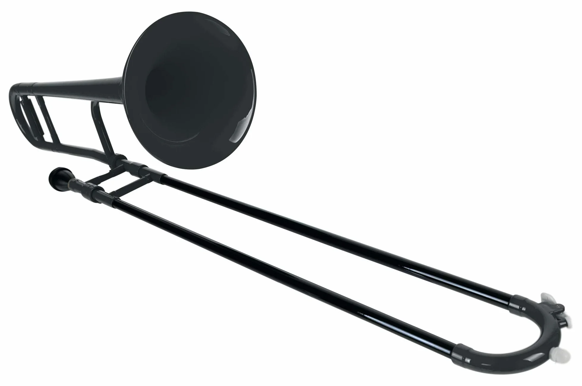 Classic Cantabile MardiBrass Trombone Ténor en ABS Plastique Bb Coulisse fibre de verre 660g 12mm avec embouchure housse noir