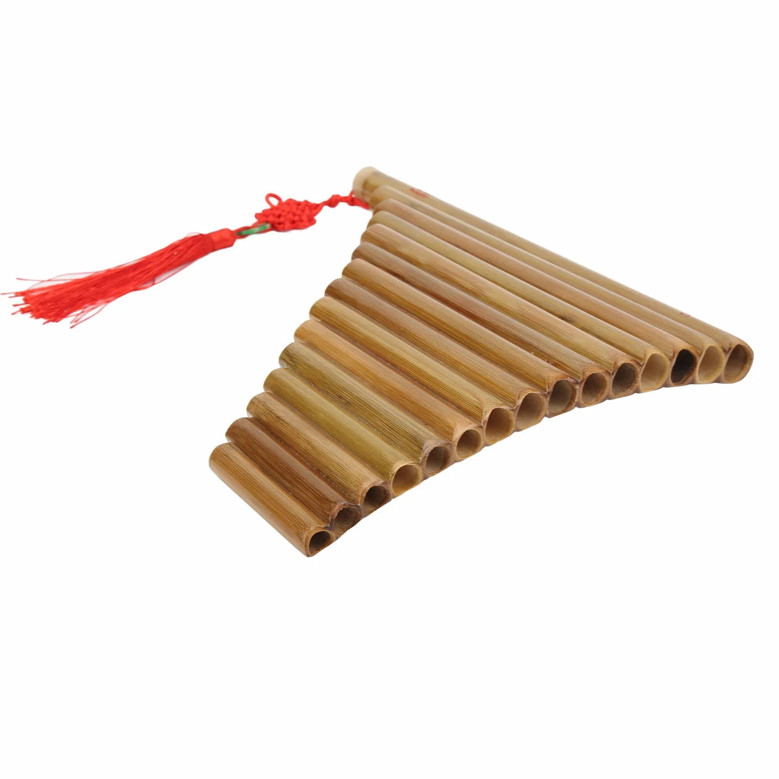 Flûte de Pan 15 Pipes G Key Instrument à Vent Traditionnel Chinois