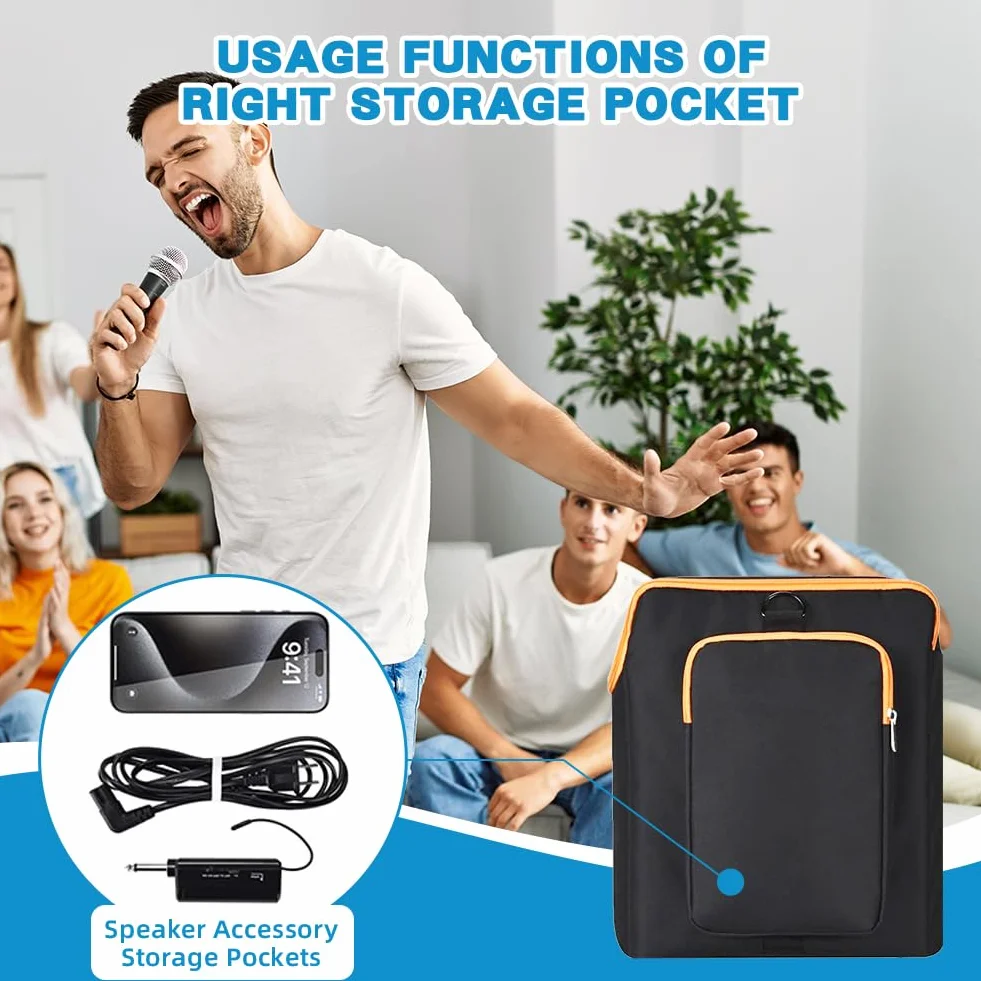 Sac de Transport JBL PartyBox Encore Essential, Housse de Protection avec Bandoulière