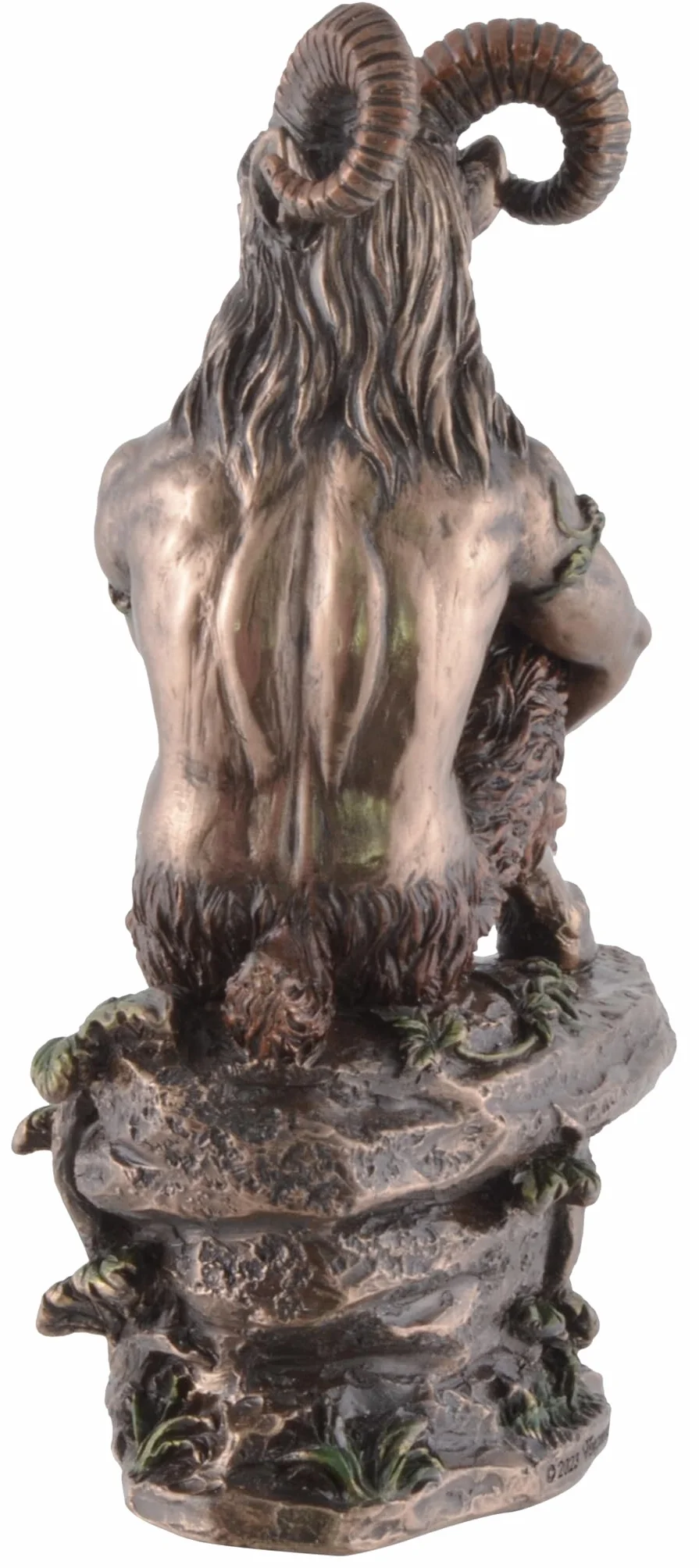 Figurine Pan dieu grec forêt flûte pan bronzée VOGLER
