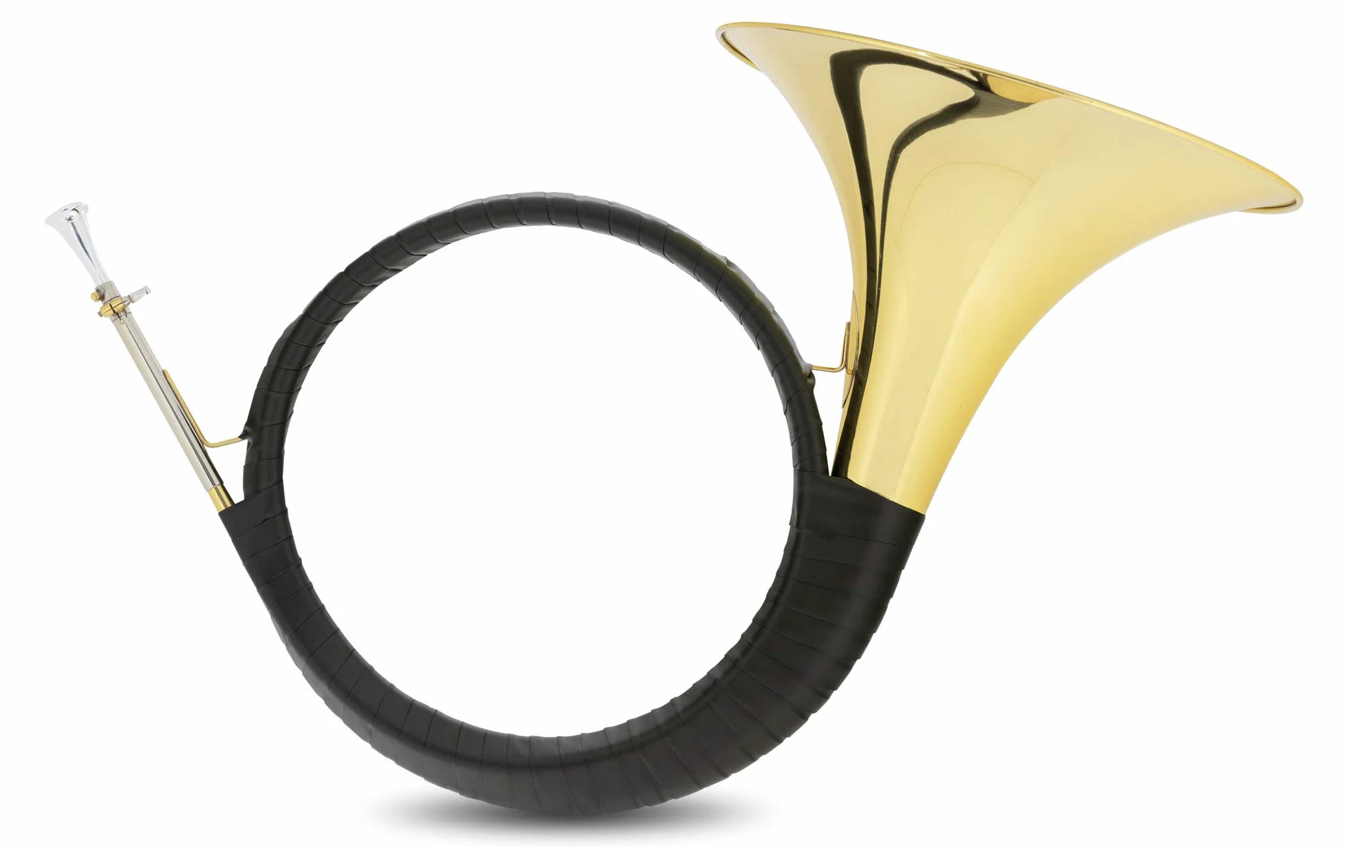 Classic Cantabile PH-400 Bb-Parforcehorn Cor de chasse laiton verni clair avec embouchure et étui