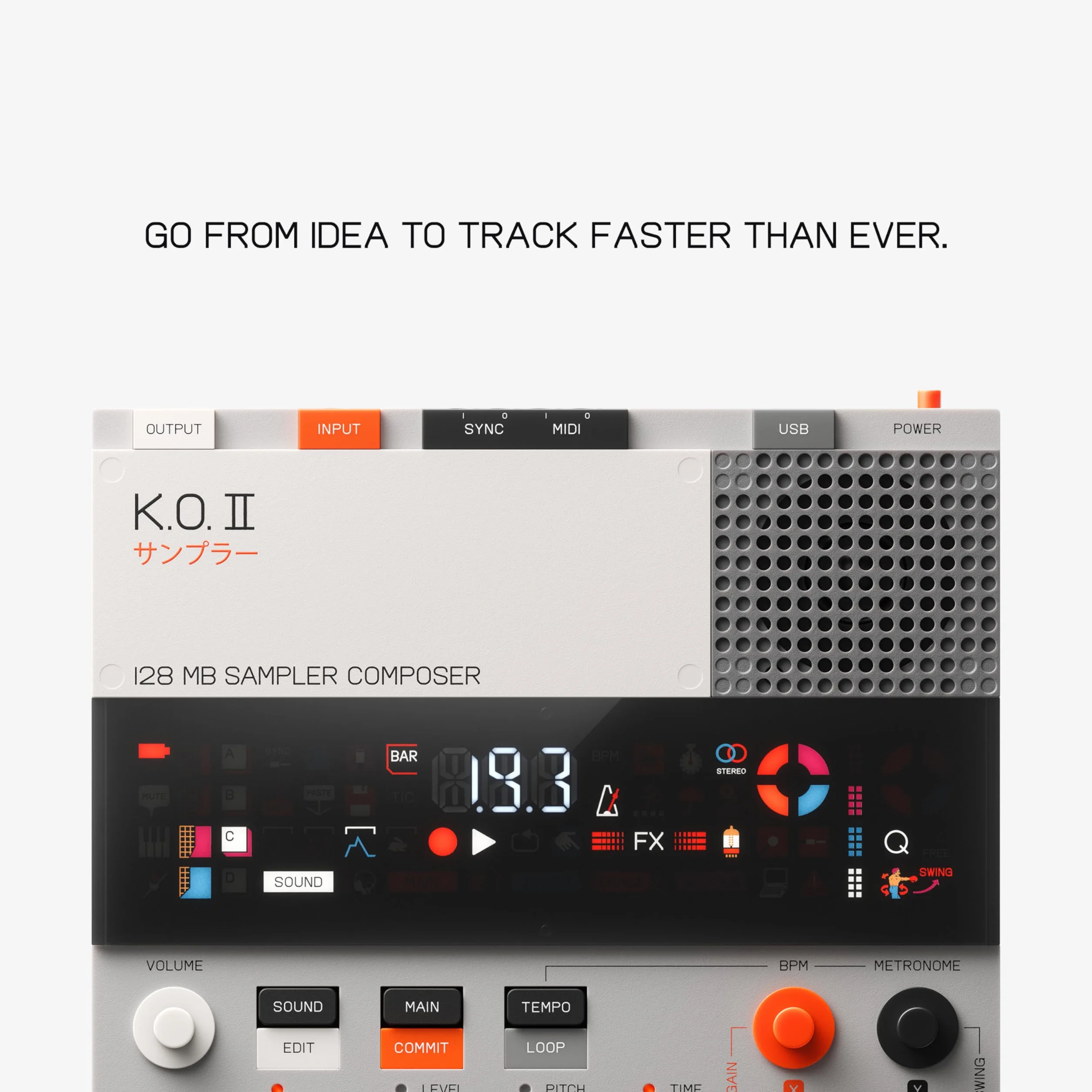 Teenage Engineering EP-133 K.O. II 128MB Sampler