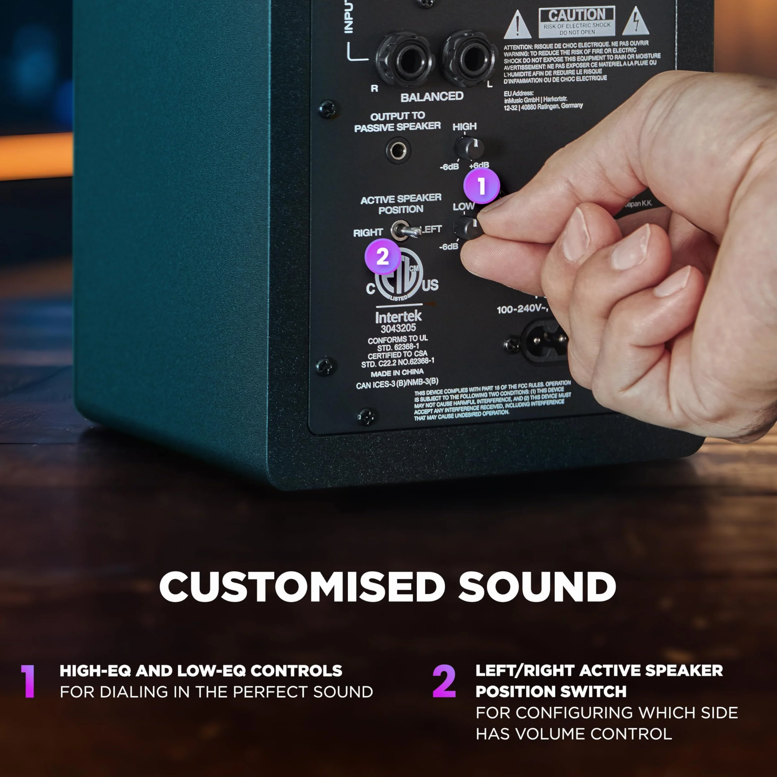M-AUDIO BX3 Paire de Moniteurs de Studio 3.5 Pouces Enceintes PC HD avec Logiciel de Production Musicale