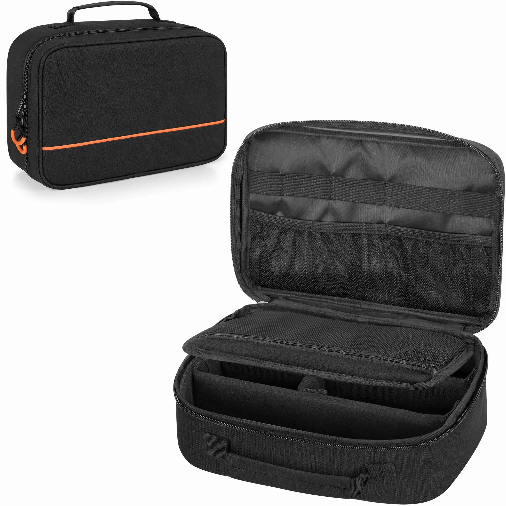 PGmoon Étui de Transport pour Microphone sans Fil 3 Emplacements, Sac de Rangement pour 3 Microphones Jusqu'à 11"