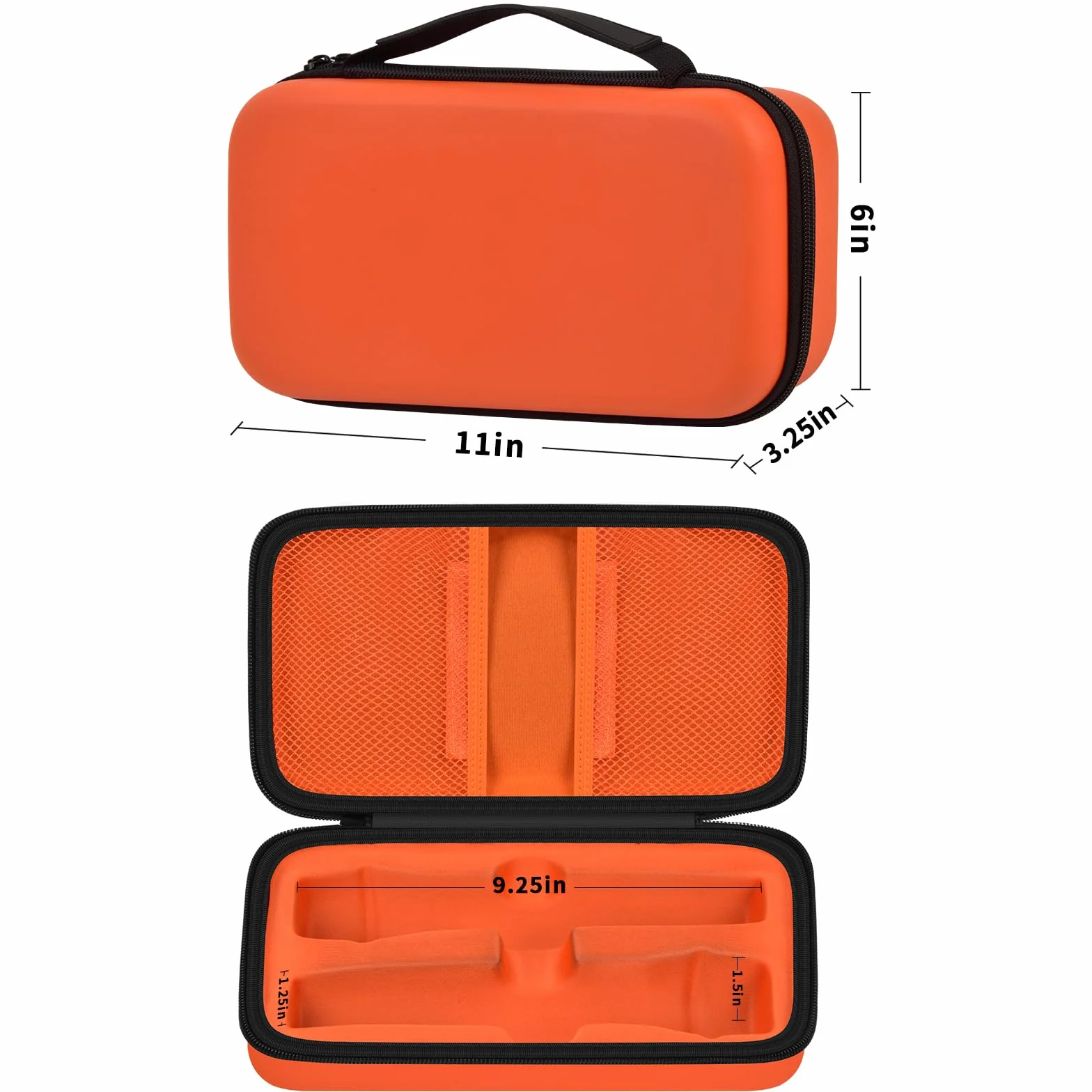 Étui de microphone sans fil JBL PartyBox, sac de voyage pour chant ou karaoké, Orange
