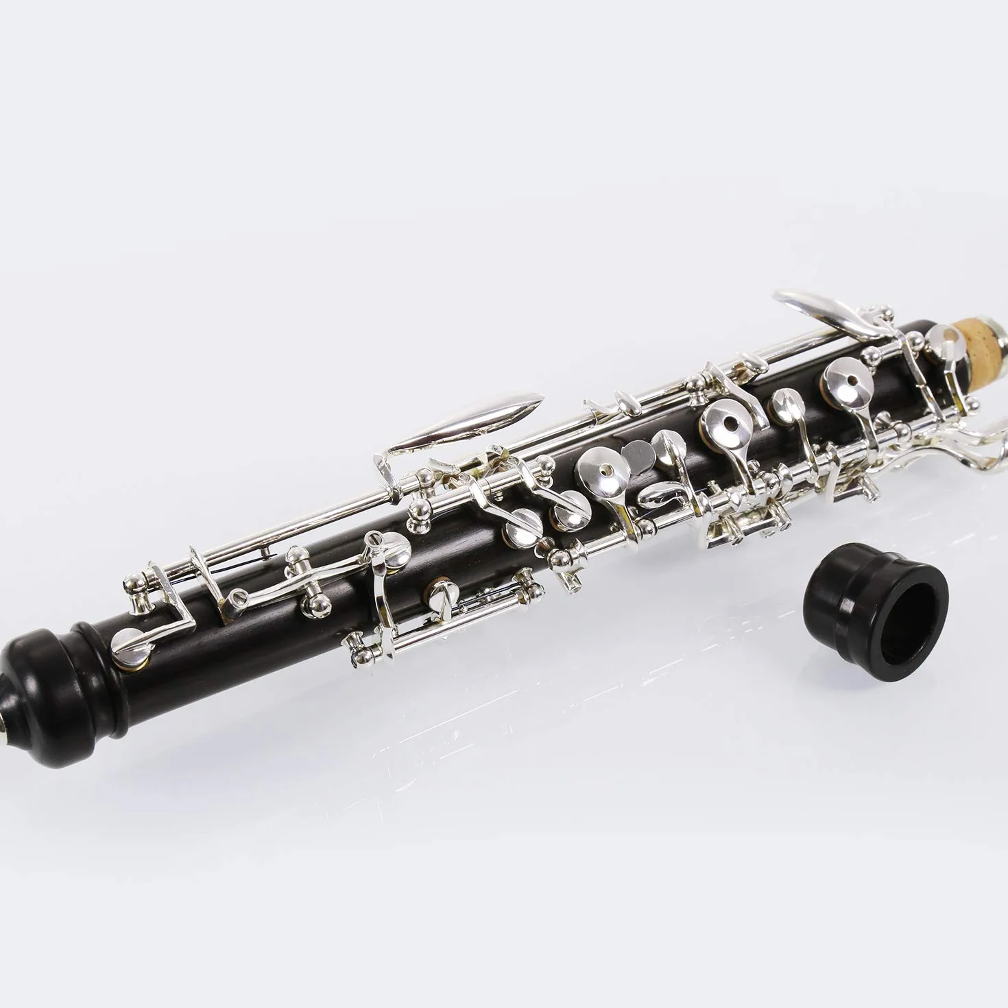 Rochix Oboe Professional WHS36 Ebony Wood Silver Plated Semi Automatic Tone C