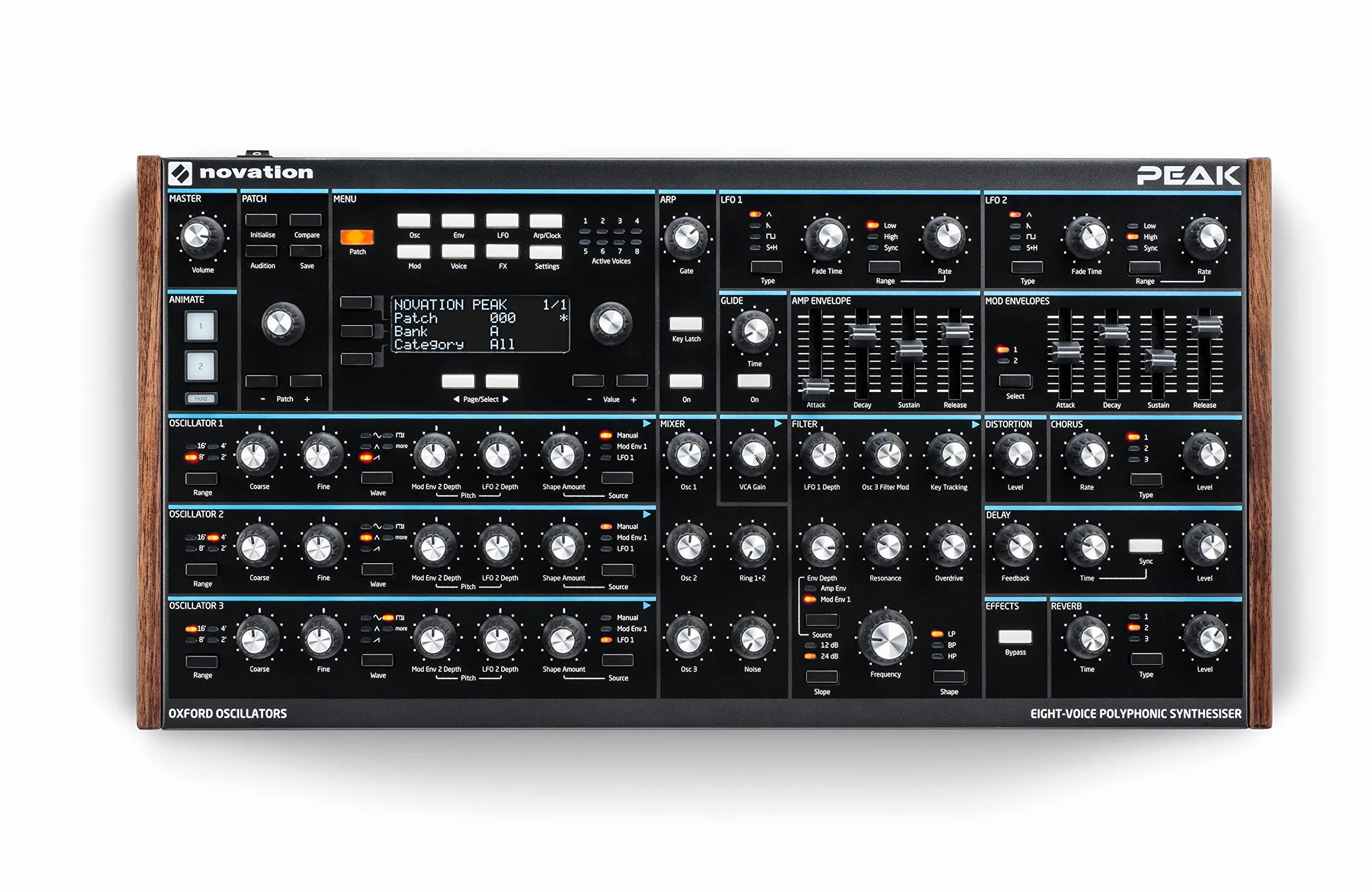 Novation Peak Synthétiseur polyphonique 8 voix desktop