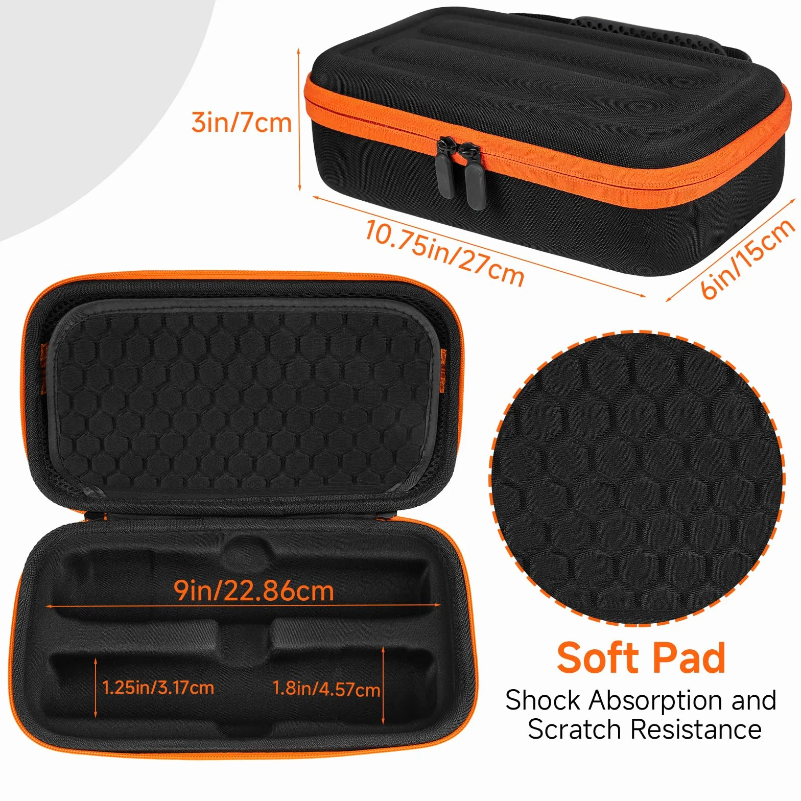 Étui pour microphone sans fil compatible JBL PartyBox – 2 microphones numériques, sac de rangement portable, noir