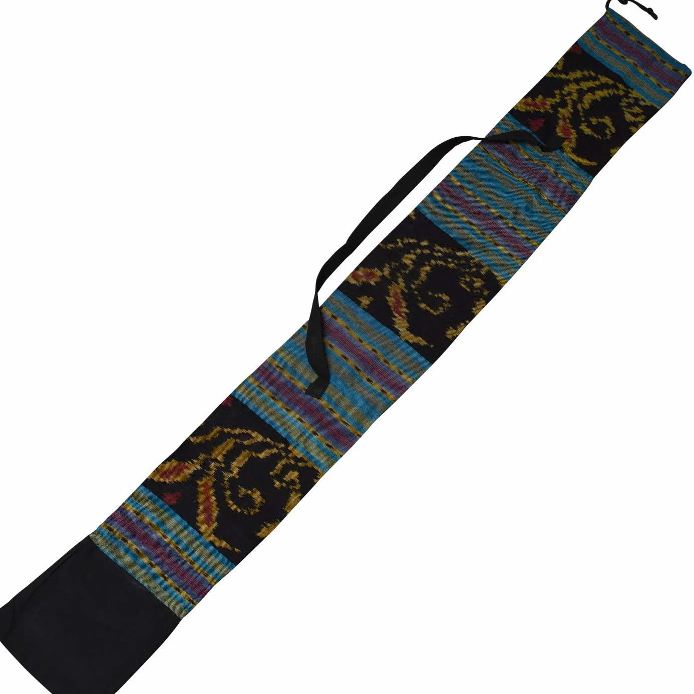 Didgeridoo 120cm z woskiem pszczelim i torbą ikat - zestaw do nauki gry
