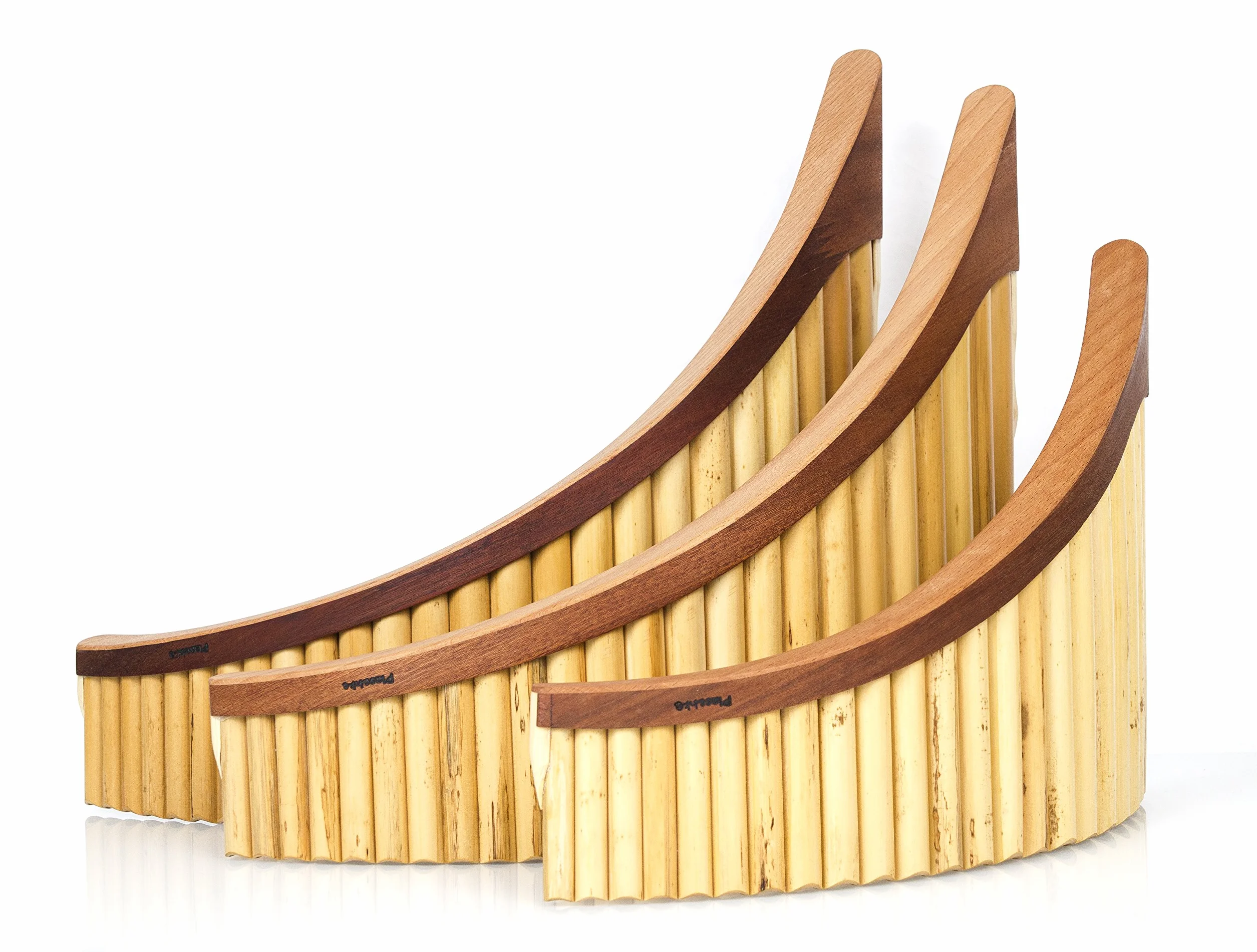Flûte de Pan Plaschke Premium 25 tubes avec sabot, sacoche et kit d'entretien
