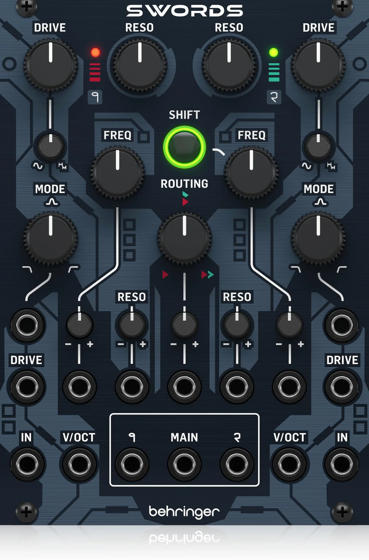 Behringer SWORDS Dual Analog Multi-Mode Filter for Eurorack Synthesizers