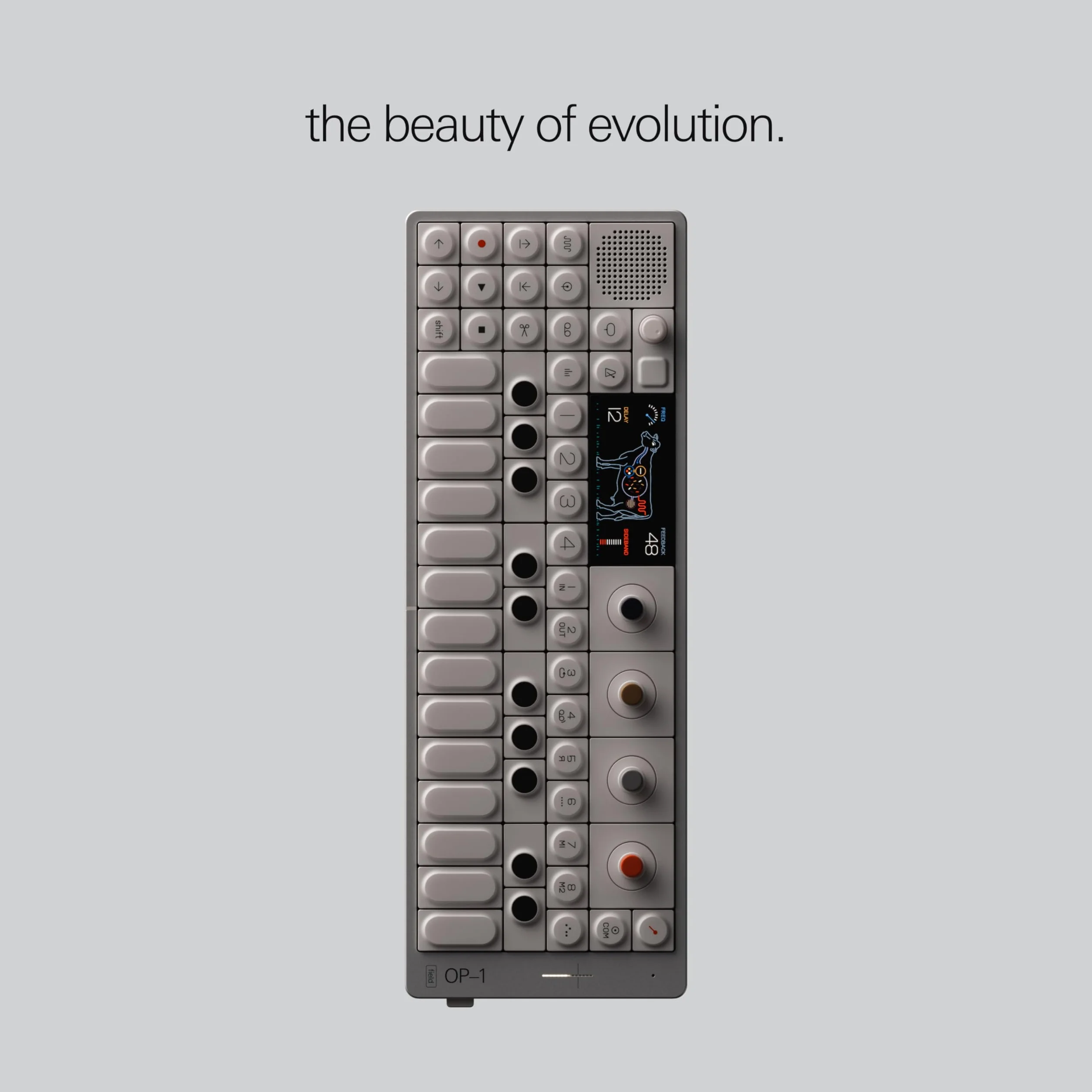 Teenage Engineering OP-1 Field Synthétiseur Portable avec Haut-parleur Intégré, Bluetooth Midi, USB-C, 24h Autonomie