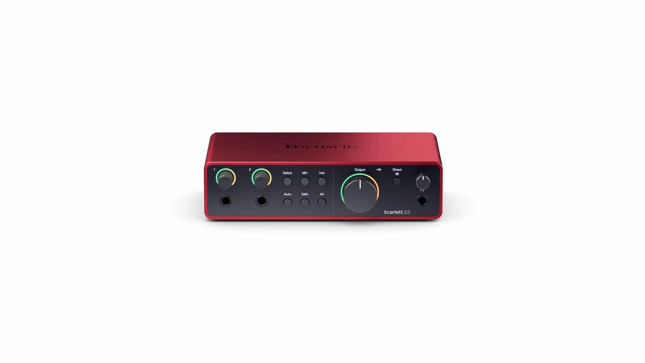 Focusrite Scarlett 2i2 4th Gen interface audio USB enregistrement streaming podcast