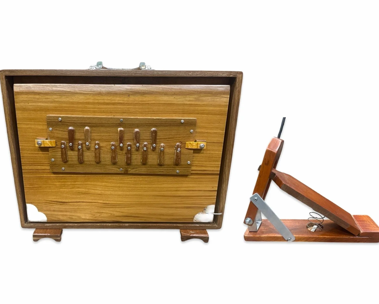 Shruti Box 38 x 25 x 8 cm Bois de teck et contreplaqué 440 Hz 432 Hz