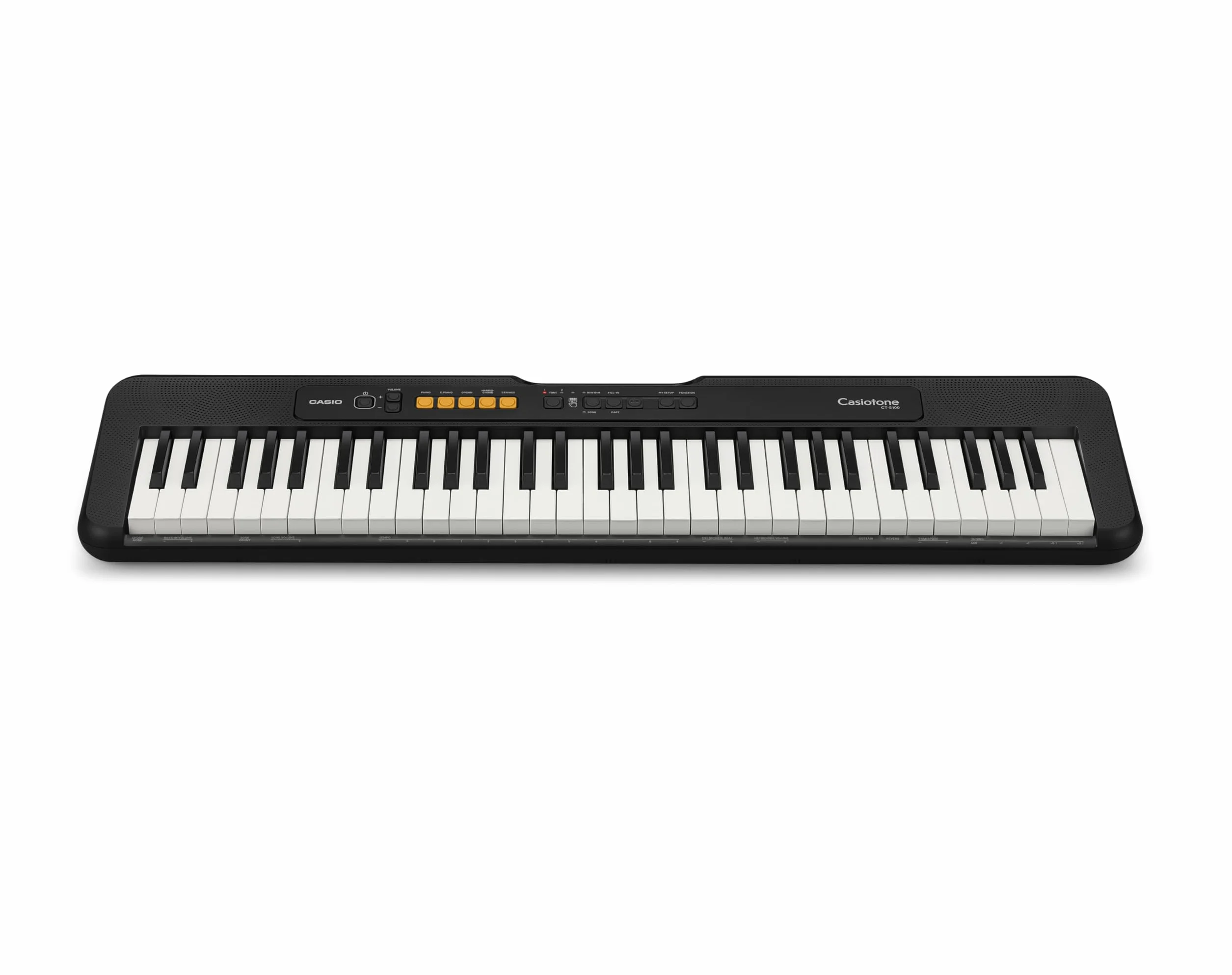 Casio Casiotone CT-S100 Clavier 61 Touches Standard, 122 Sons, 61 Rythmes, Noir