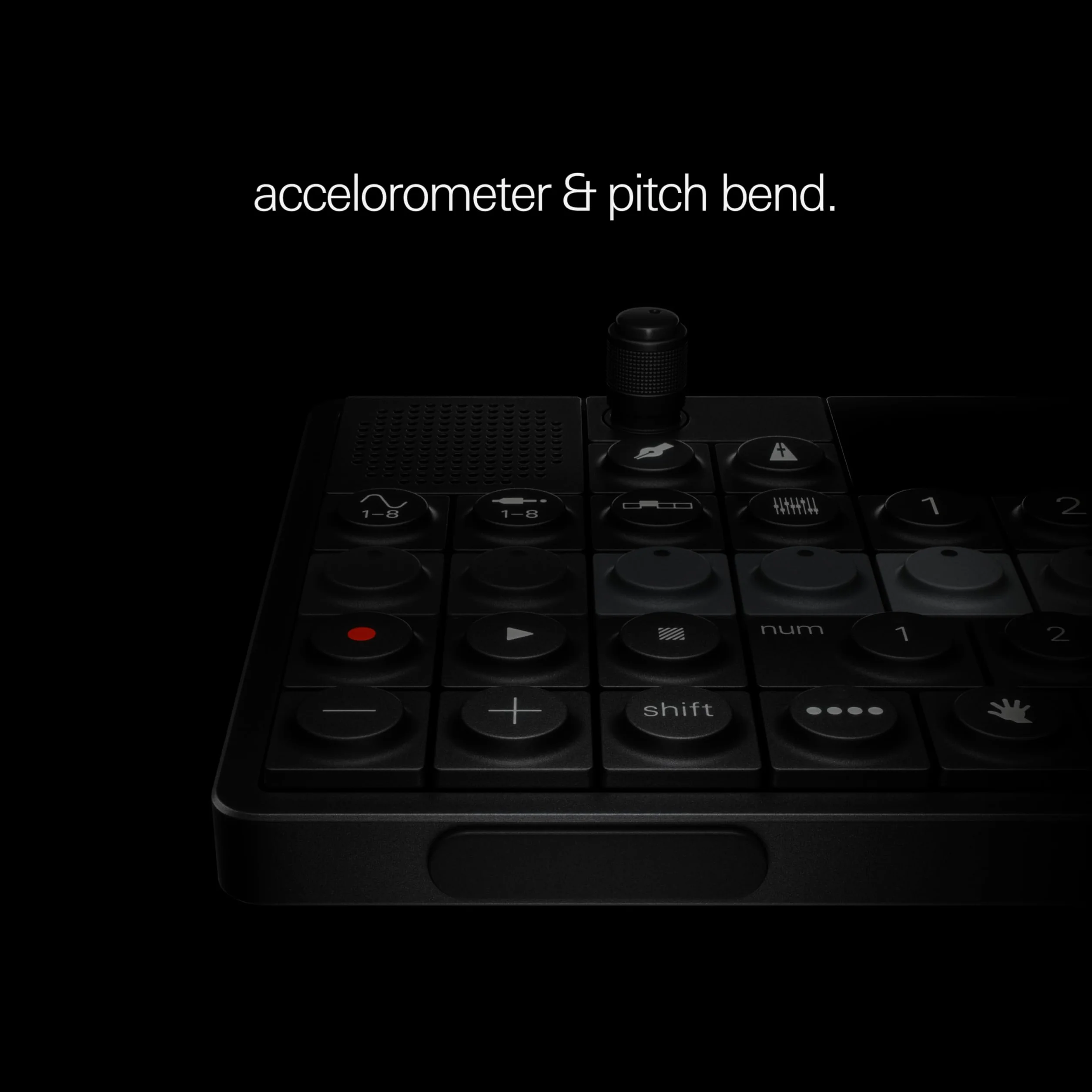Teenage Engineering OP-XY Synthétiseur portable séquenceur 64 pas 8 moteurs synthé Noir