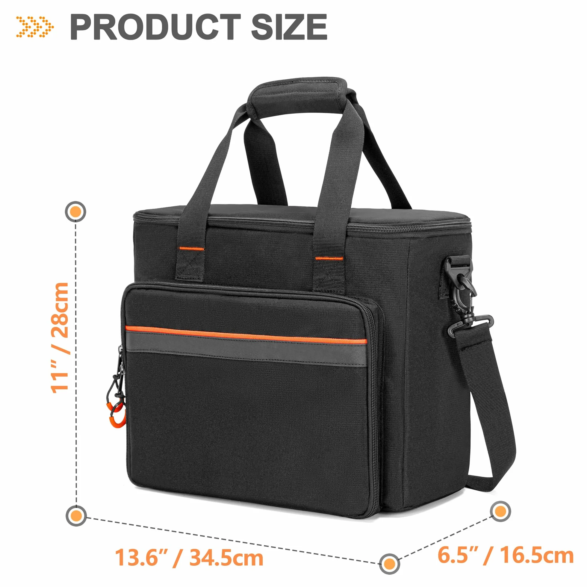 PGmoon Étui de Transport pour Microphone sans Fil 6 Emplacements, Sac Rembourré pour Chant Karaoké
