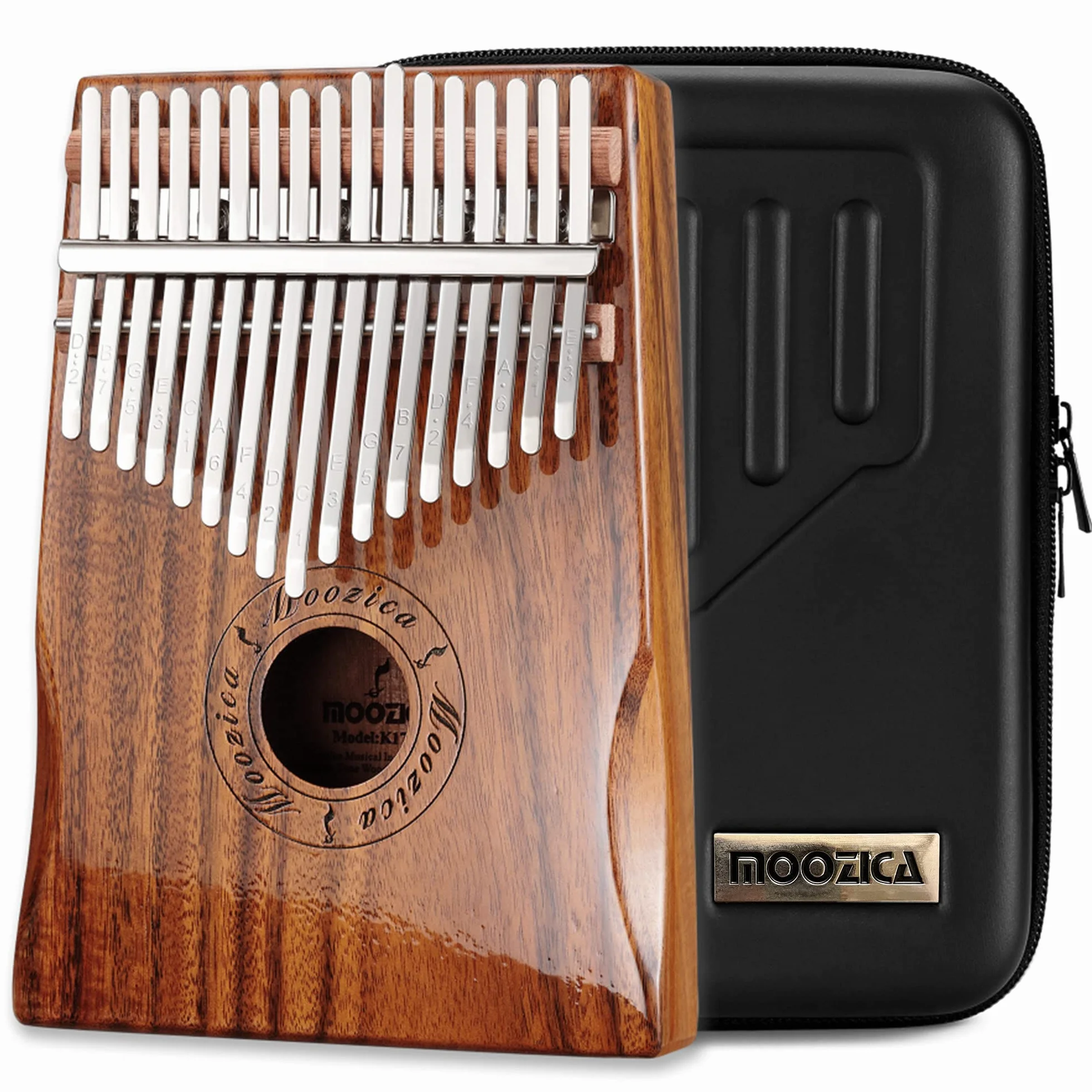 Kalimba 17 touches Moozica K17K Professionnel Instrument de Musique