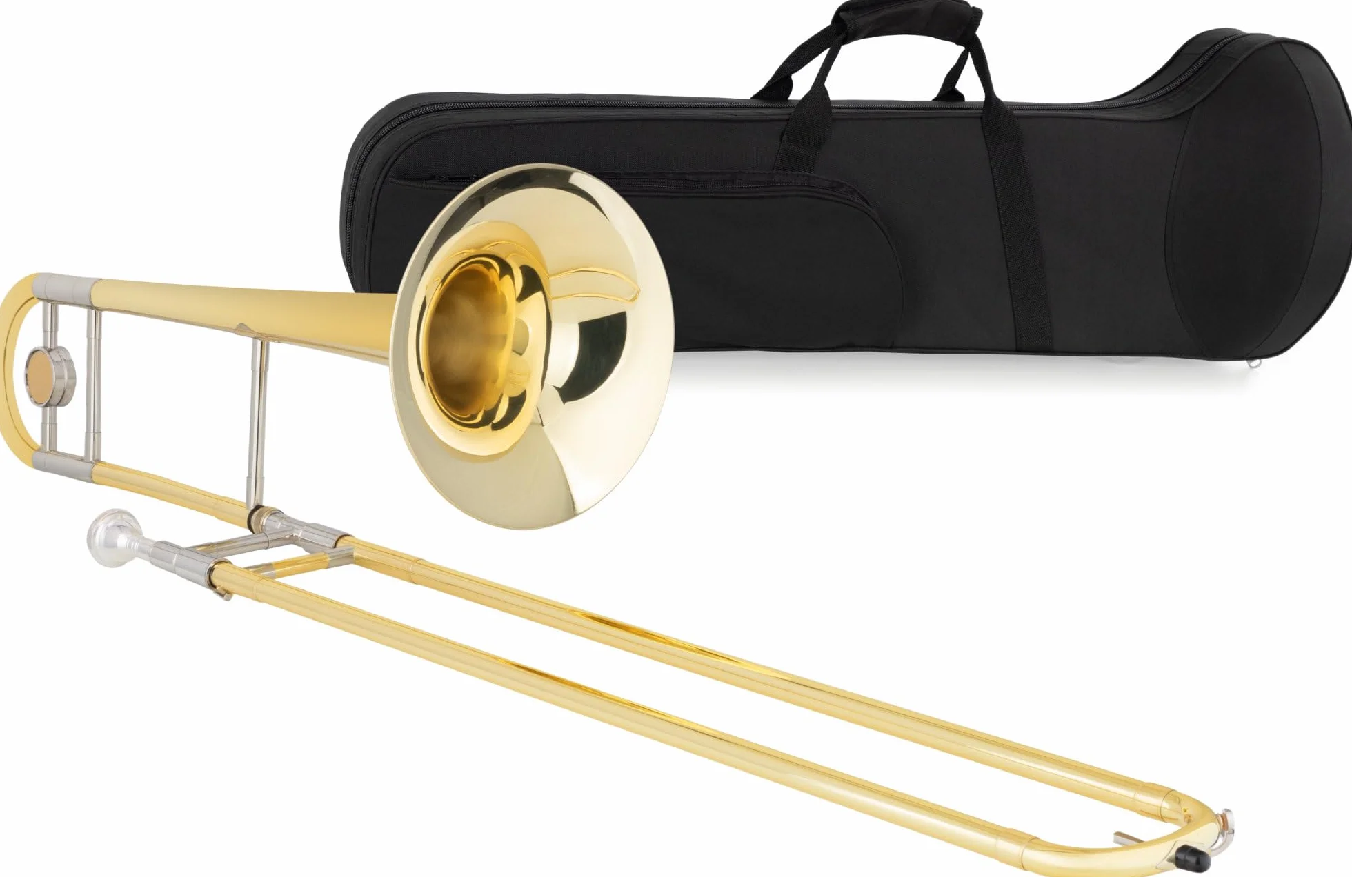 Trombone Ténor Classic Cantabile TP-42 Accordage Bb Laiton Coulisse Intérieure Maillechort