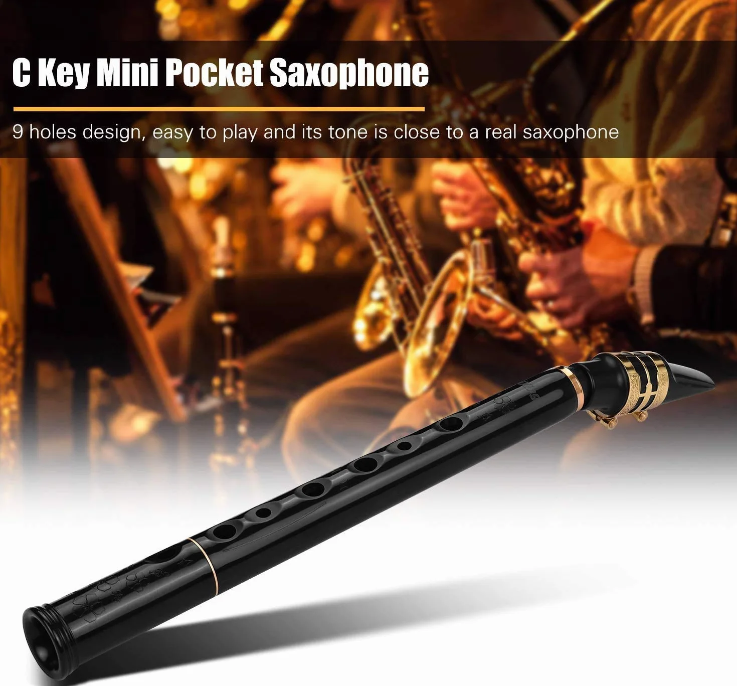Saxophone de poche clé C pour étudiants adultes performance professionnelle