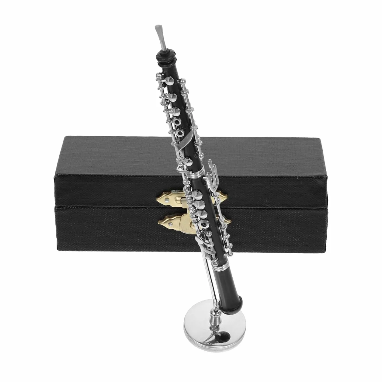 Alipis Mini Oboe Model Instrument Cuivre Clarinette Hautbois Ornement Maison Café