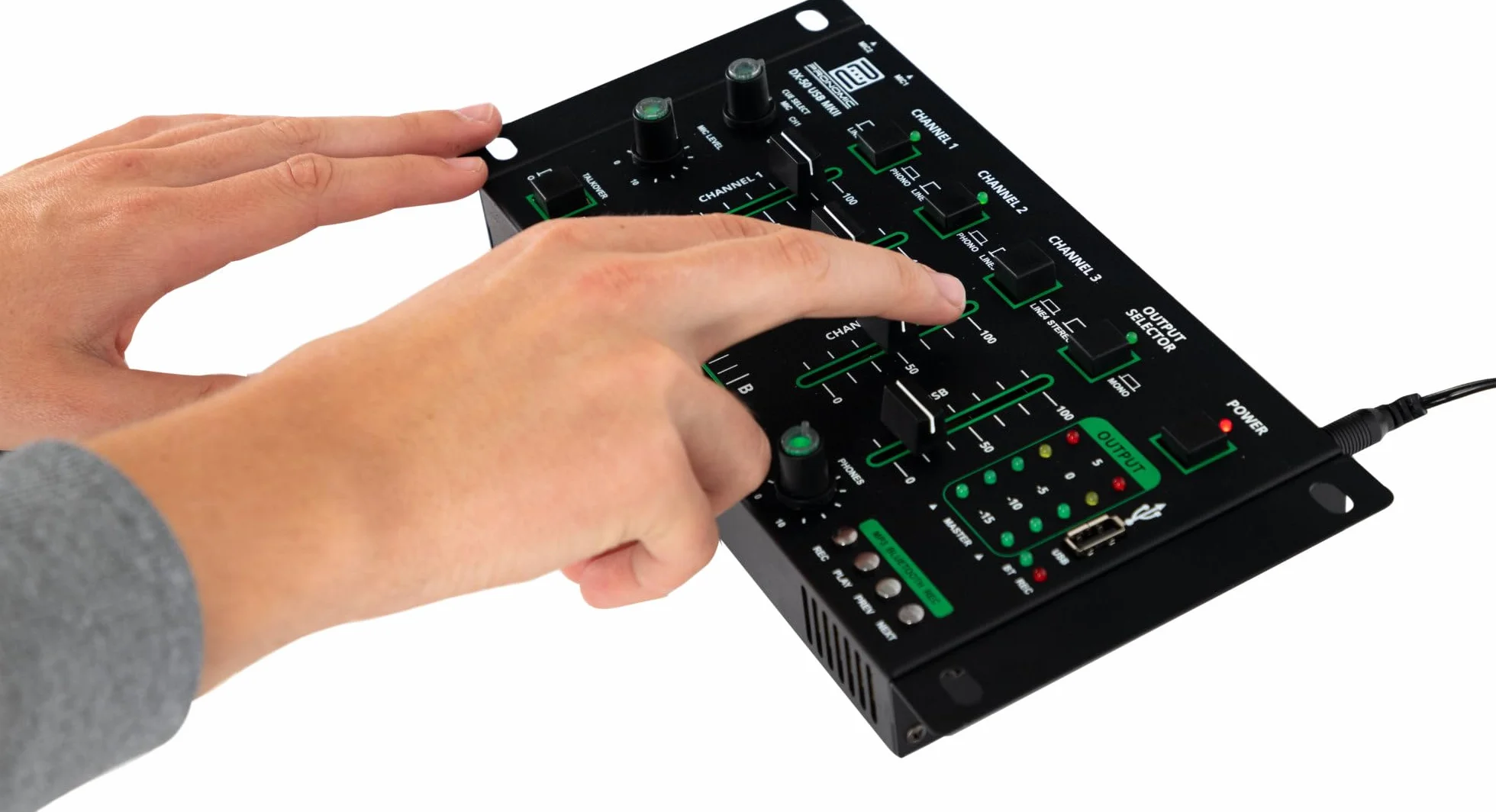 Pronomic DX-50 USB MKII Mixeur DJ 4 Canaux Bluetooth