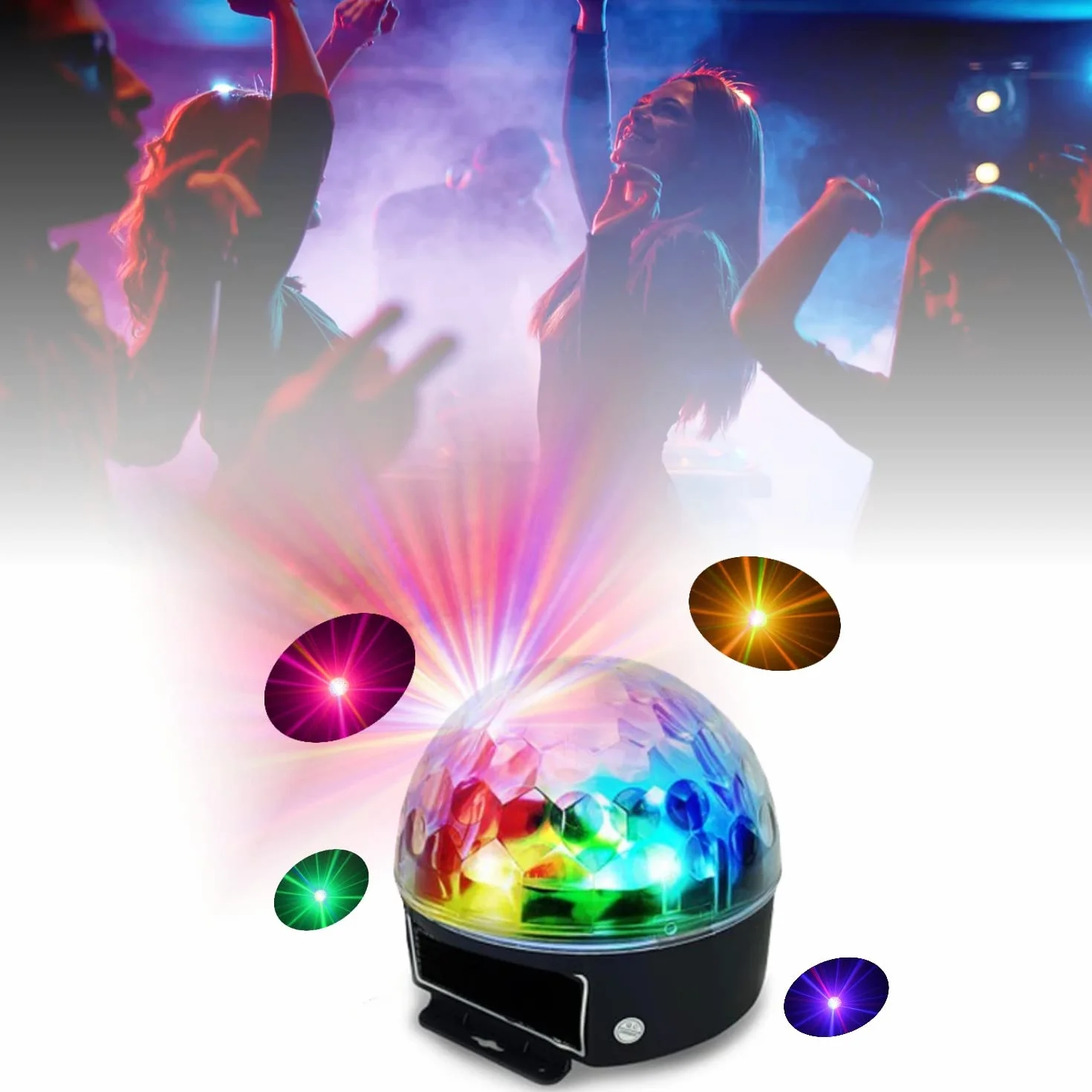 Ibiza VENUS600 Enceinte Karaoké Bluetooth TWS 600W Batterie Effet Lumière