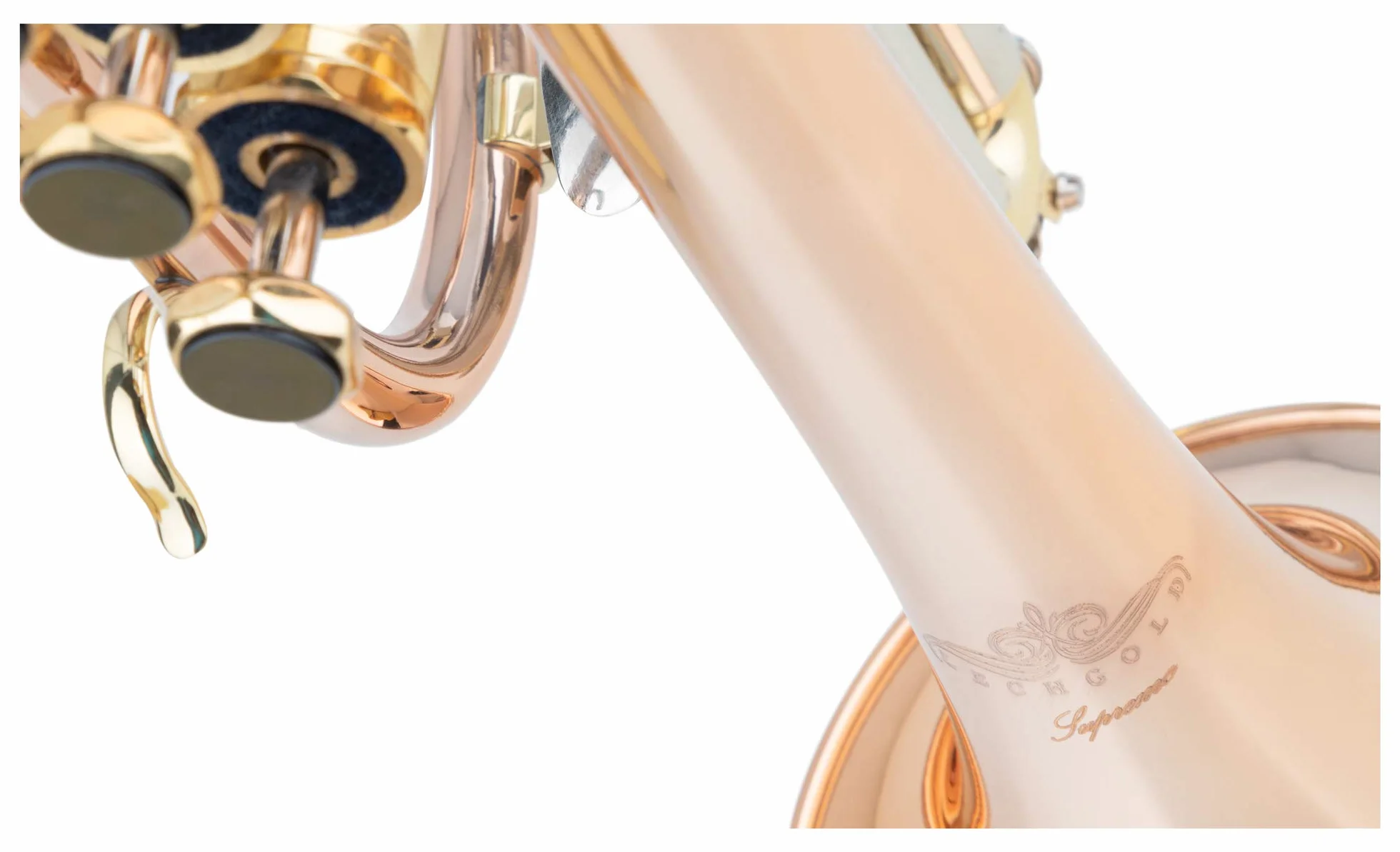 Cornet Sib CR-18L en laiton doré pistons acier inoxydable étui léger laqué