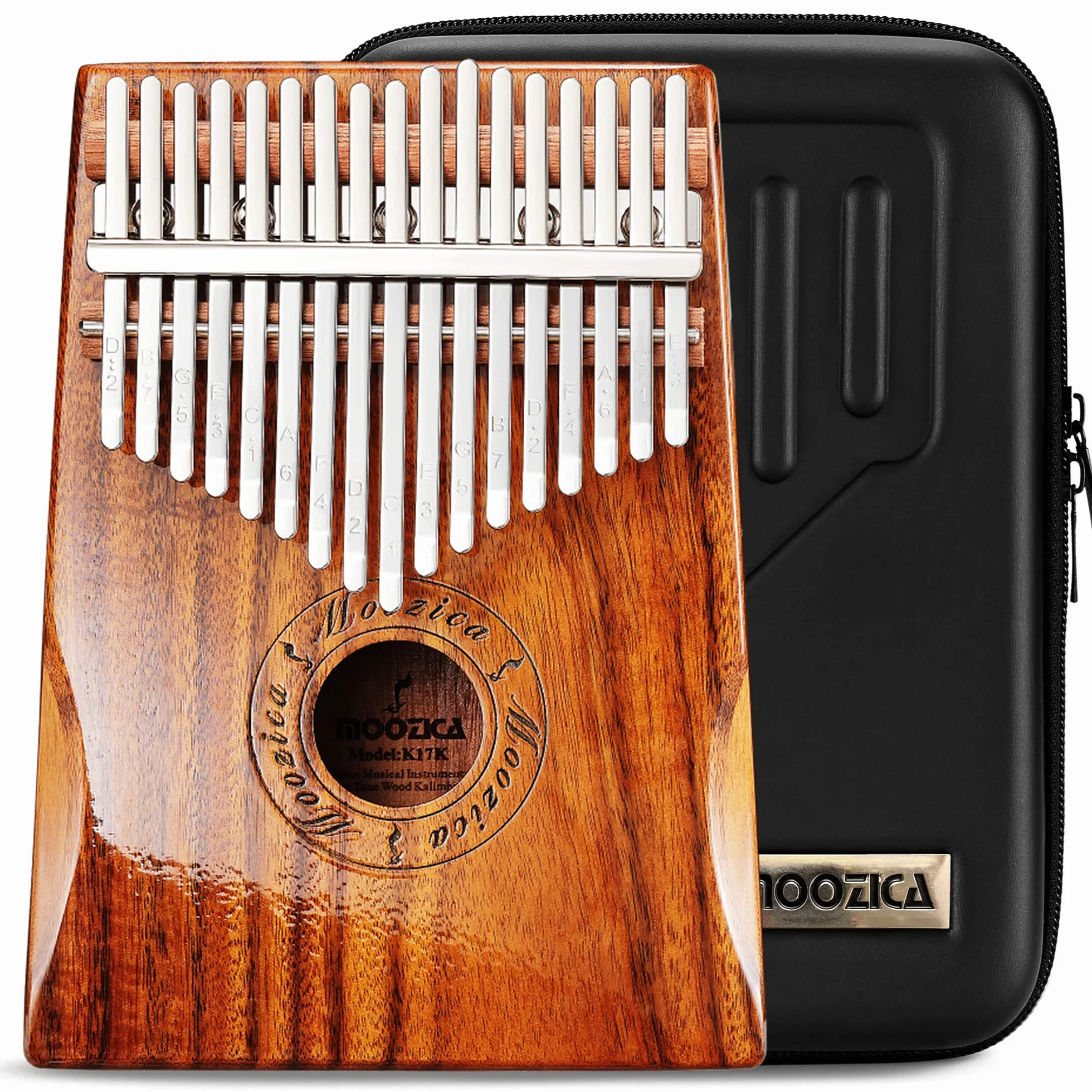 Kalimba 17 touches Moozica K17K Professionnel Instrument de Musique