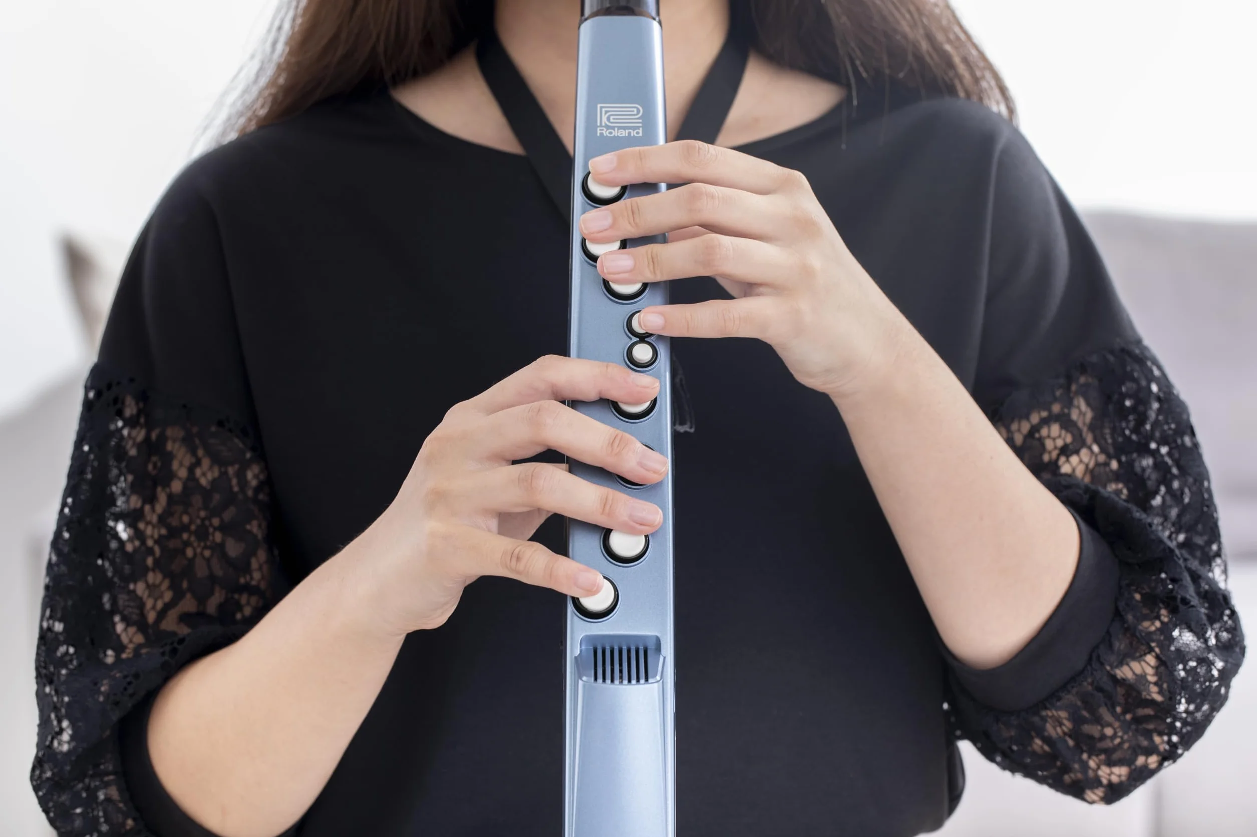 Roland AE-01 Aerophone mini Instrument à vent numérique compact 6 sons Haut-parleur intégré Bluetooth