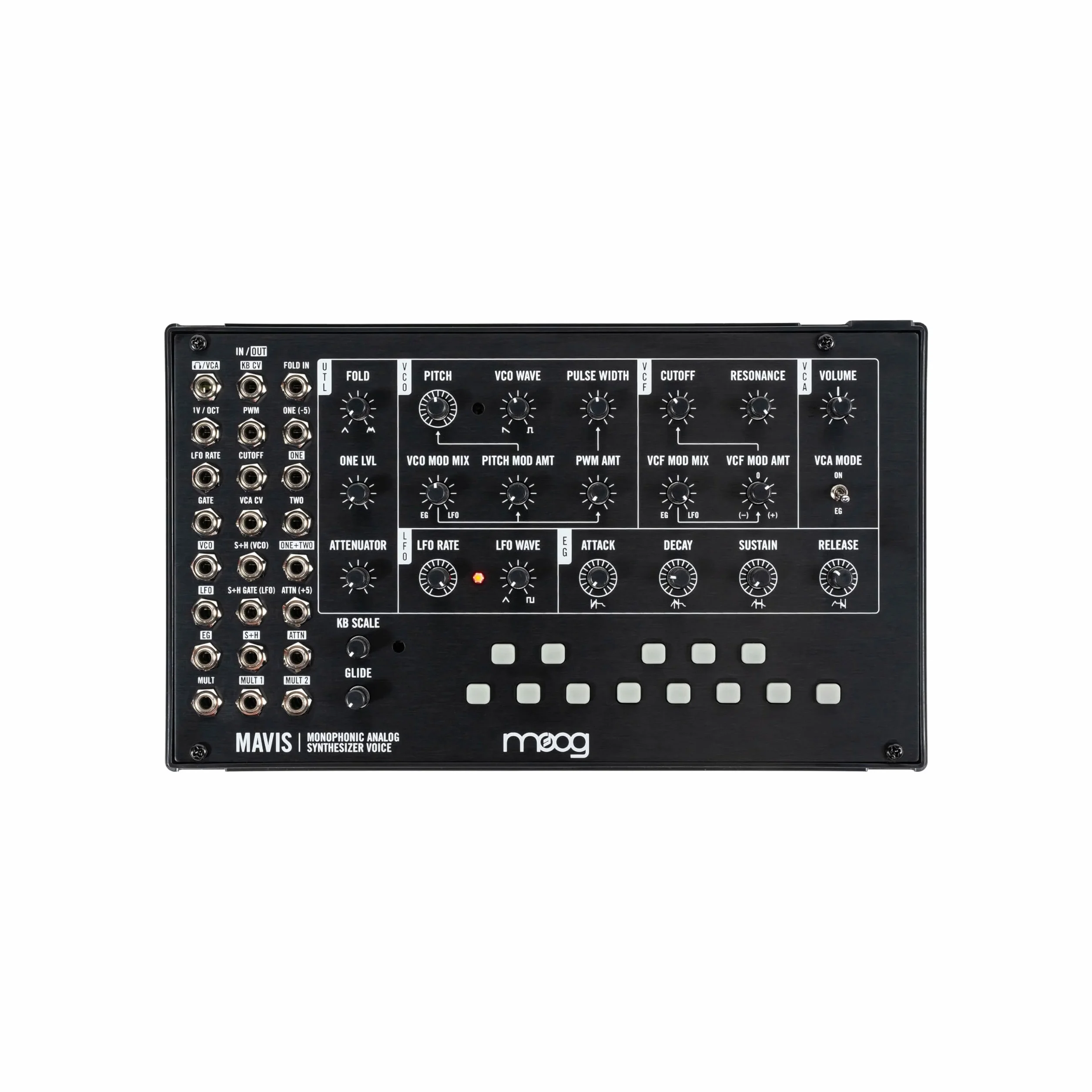 MOOG Mavis Synthétiseur Analogique Autonome Semi-Modulaire avec Clavier