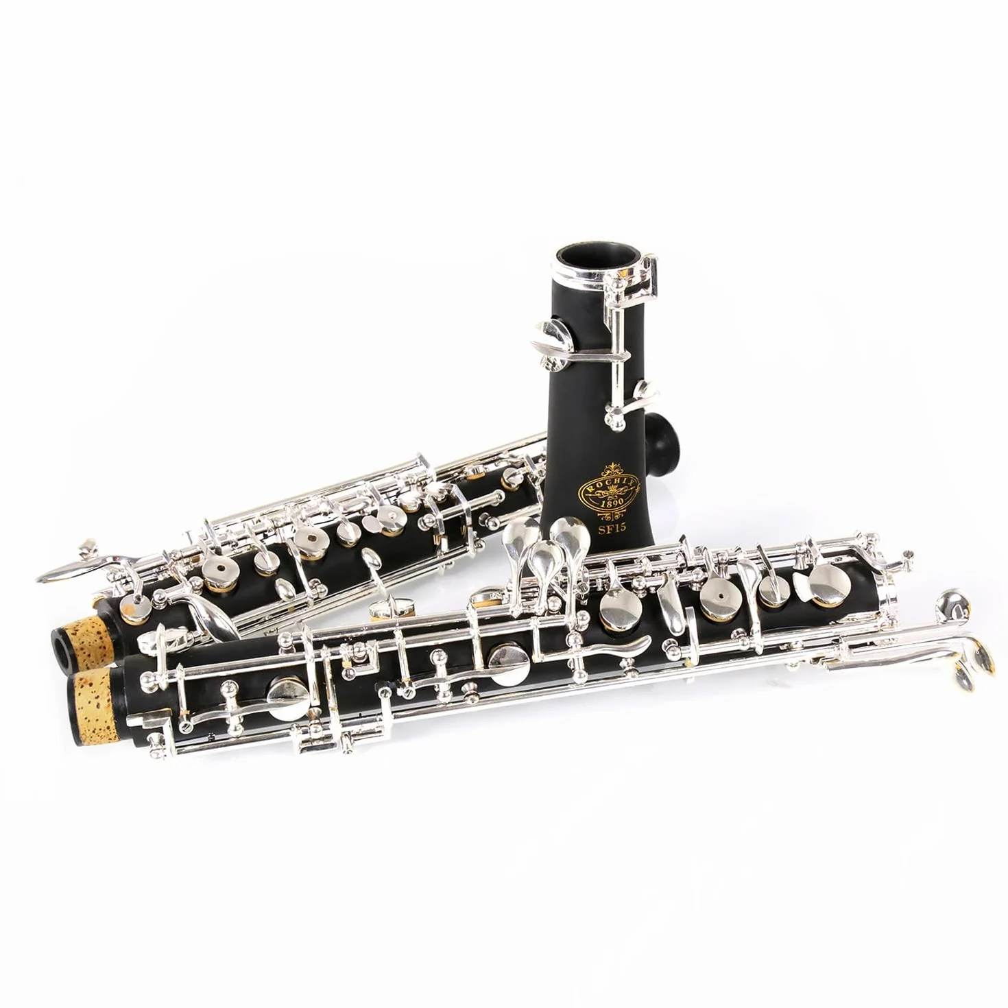 Rochix Sf15 Corps en bois composite plaqué argent avec étui