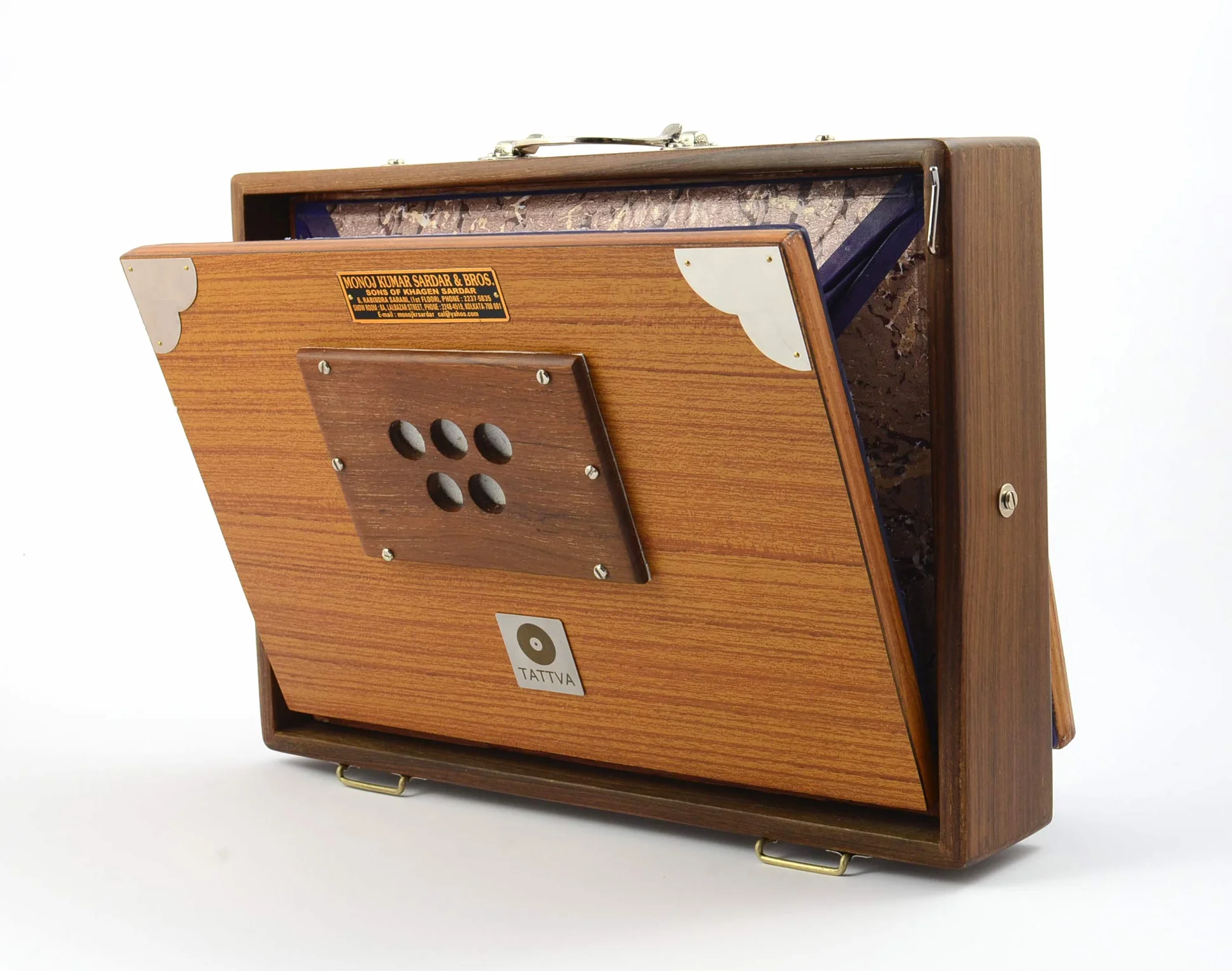 TATTVA Professional Boîte de courtoisie taille moyenne 440 Hz 13 arrêts PALITANA Premium Reeds