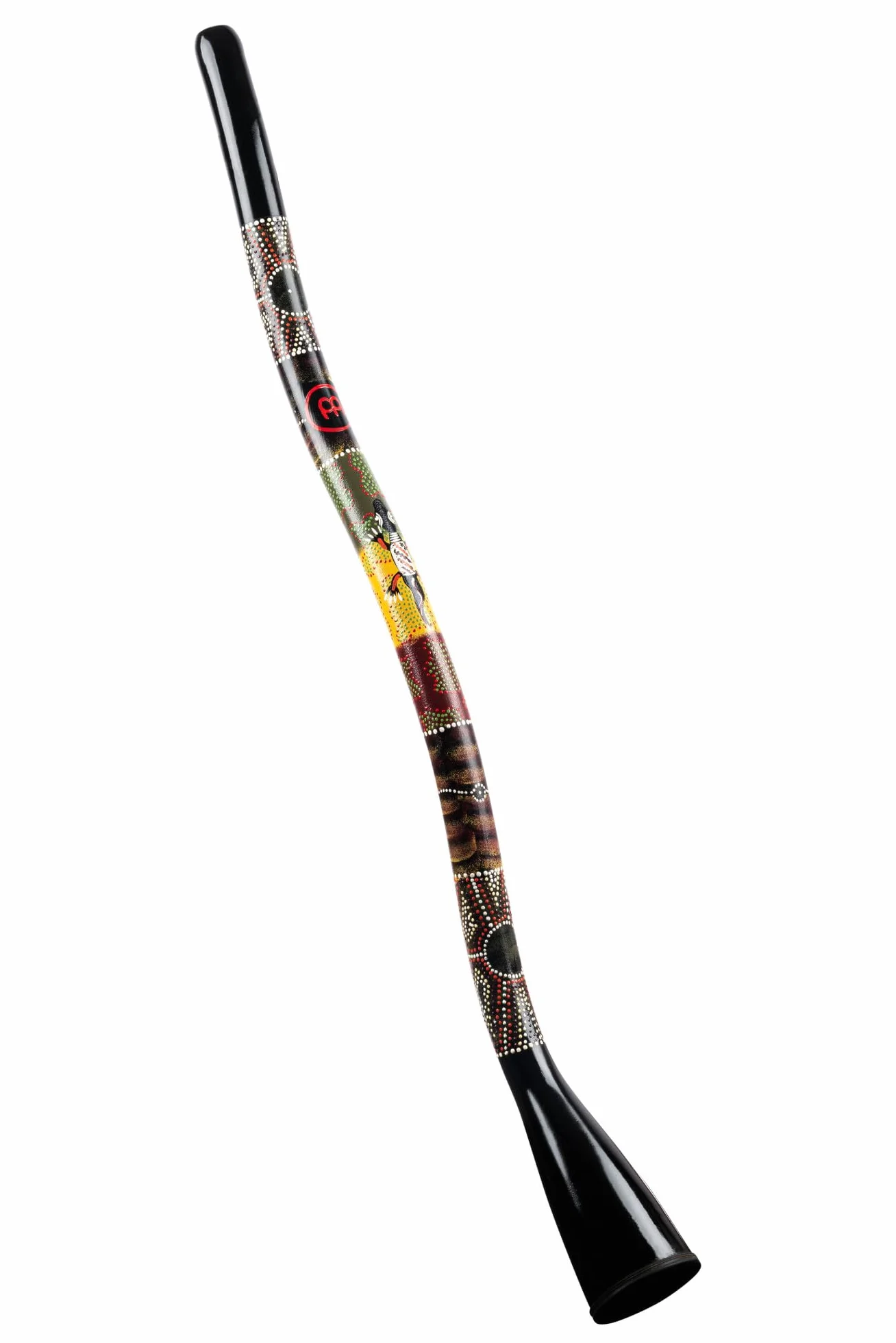 Meinl Percussion Synthetic Series Didgeridoo 51 pouces 130 cm Accordé en Do Plastique Multicolore SDDG2-BK