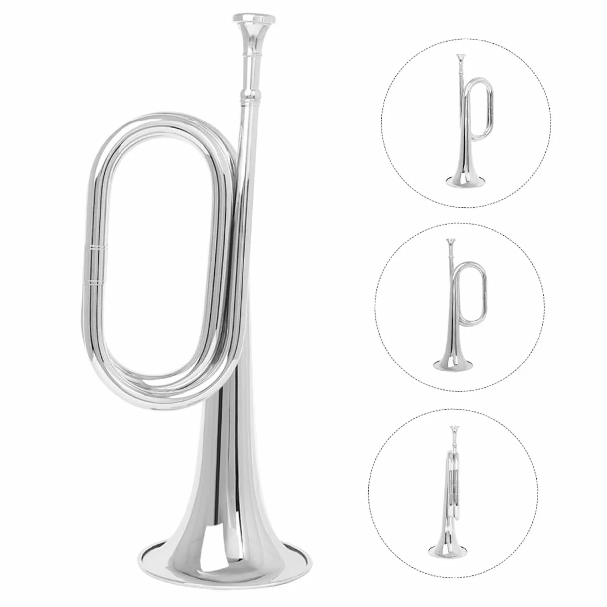 BESTonZON Clairon Orchestre Cuivre pour Fanfare Instrument à Vent Débutant Cor
