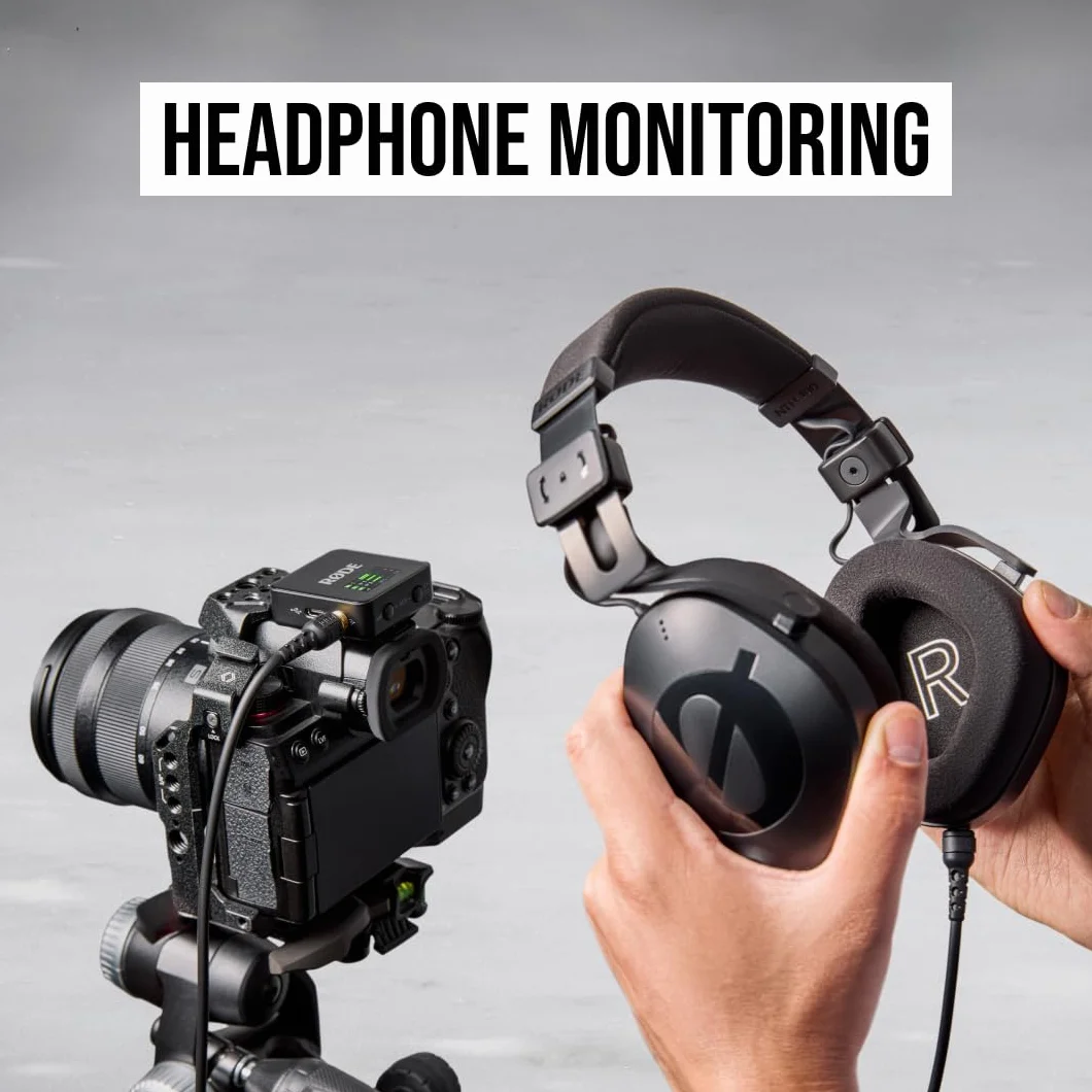 RØDE Wireless GO (Gen 3) Microphone sans Fil Compact 32 Bits Float Enregistrement Automatique du Niveau Noir