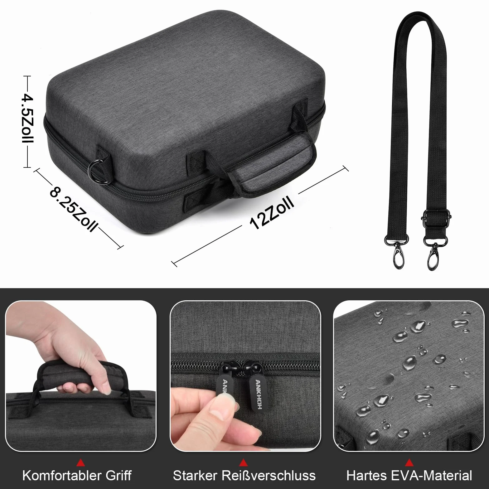 Étui de microphone sans fil pour JBL, Tonor, Shure, Bietrun, 2 systèmes, mousse DIY