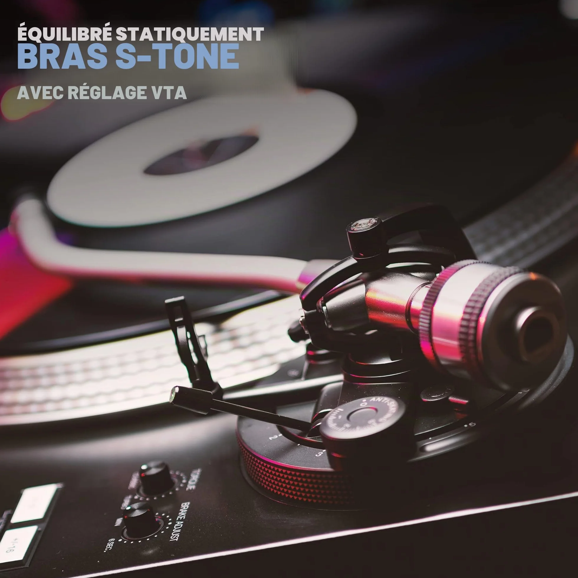 Reloop RP-7000 MK2 Platine DJ Professionnelle avec entraînement Direct Upper Torque Quartz