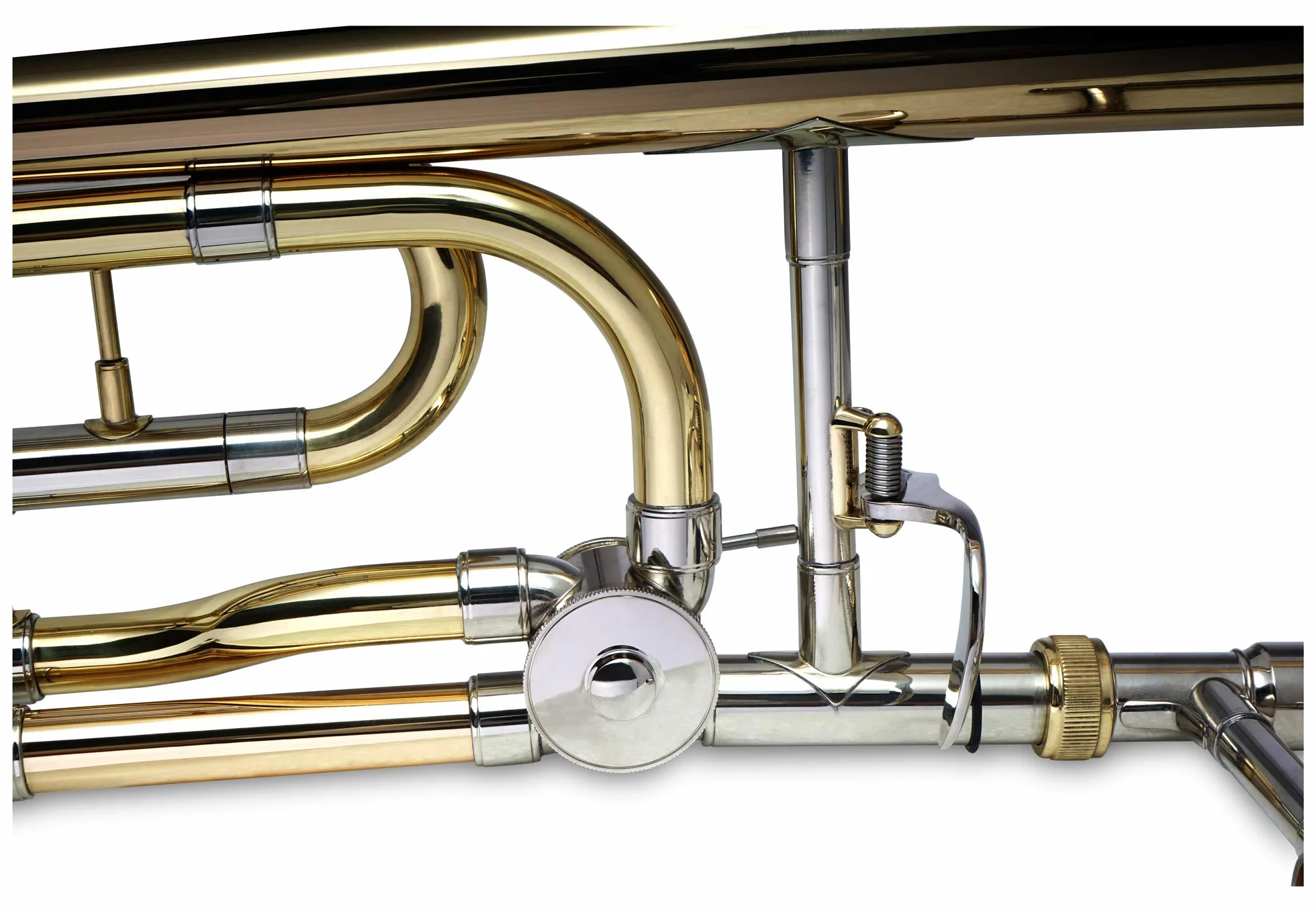 Classic Cantabile QP-42 Trombone Quart Bb/F Pavillon laiton doré 215 mm 13,89 mm