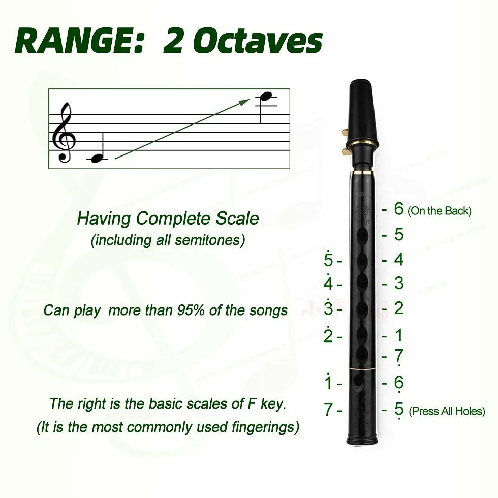 Saxophone de poche clé C pour étudiants adultes performance professionnelle