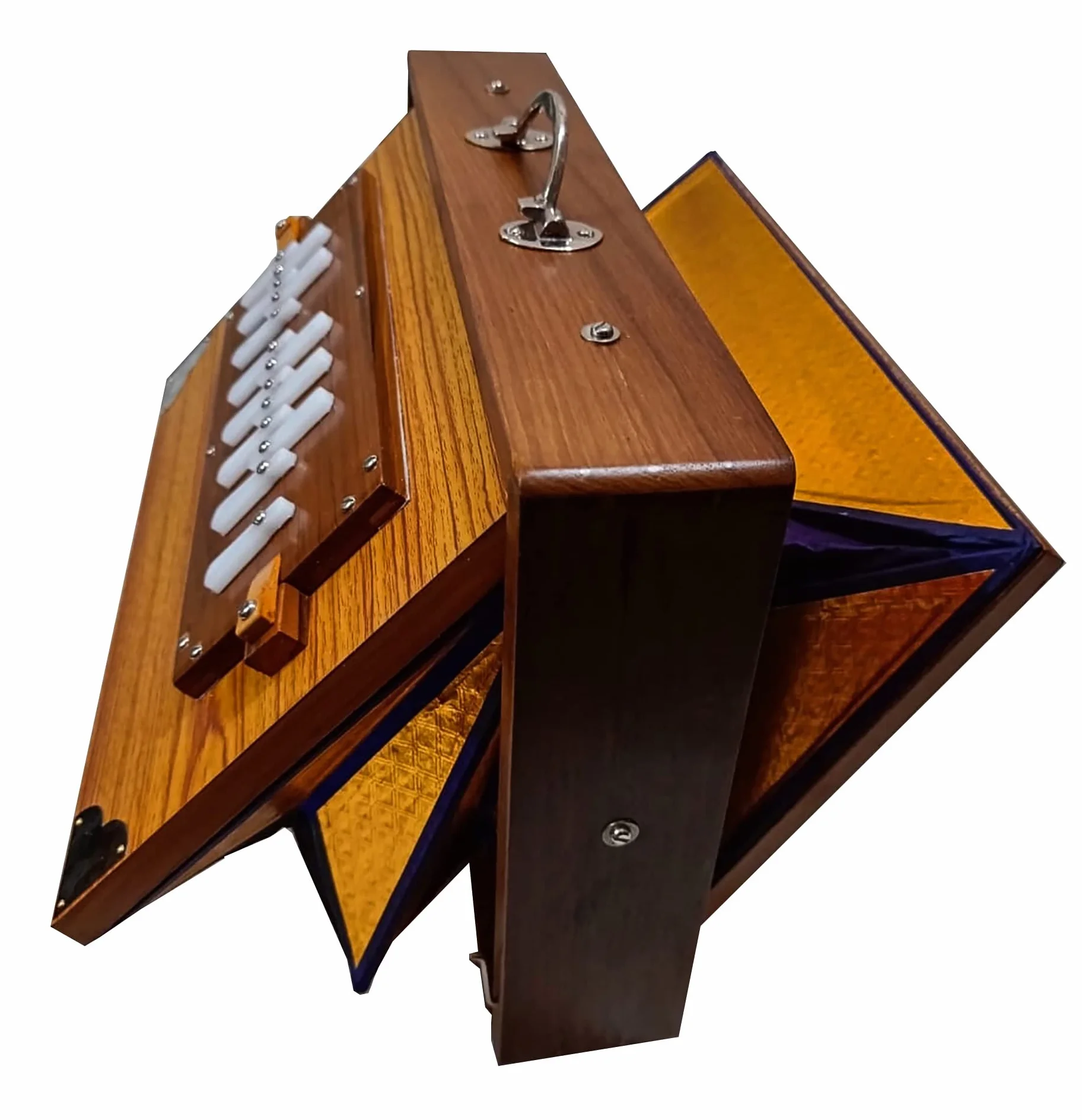 Superbrass Shruti Box en teck Gamme complète tonale 13 bouchons