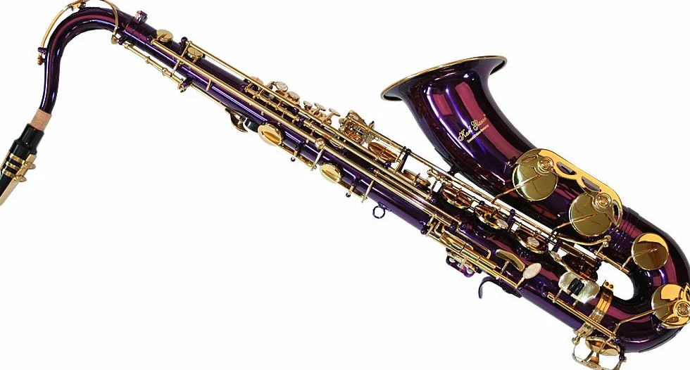 Saxophone Ténor Violet Doré avec Étui