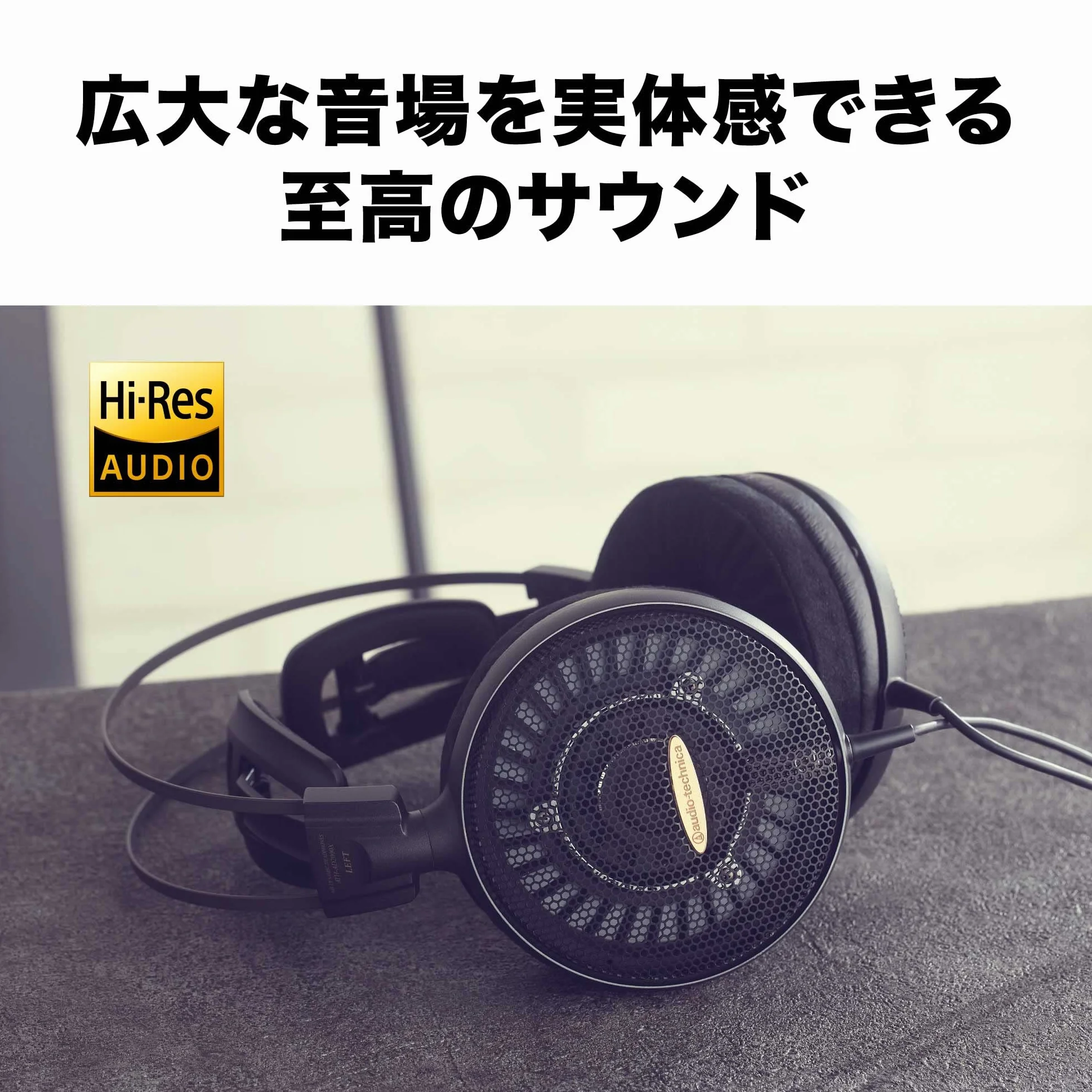 Audio-Technica AD2000X Casque Audiophile Ouvert Haute Résolution Noir