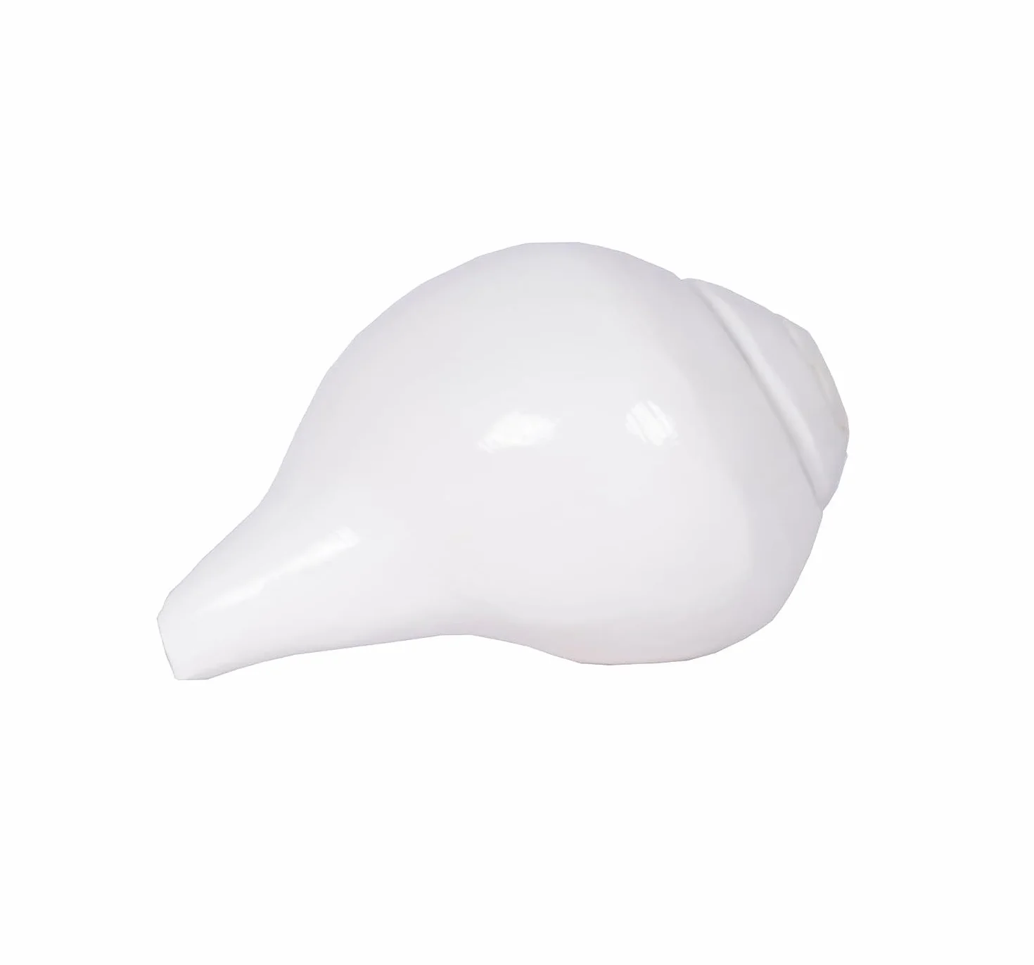 Coquillage Shankh blanc naturel 12,7 cm pour Pooja Feng Shui décoration intérieur