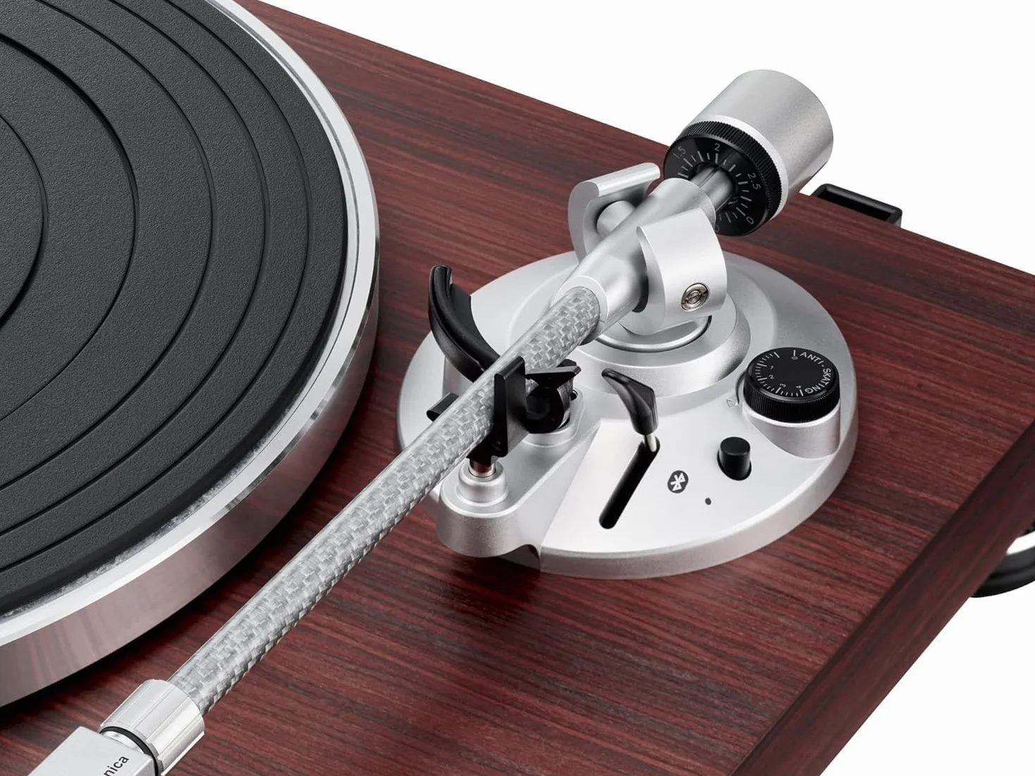 Audio-Technica LPW50BTRW Platine Vinyle Sans Fil à Entraînement par Courroie Palissandre