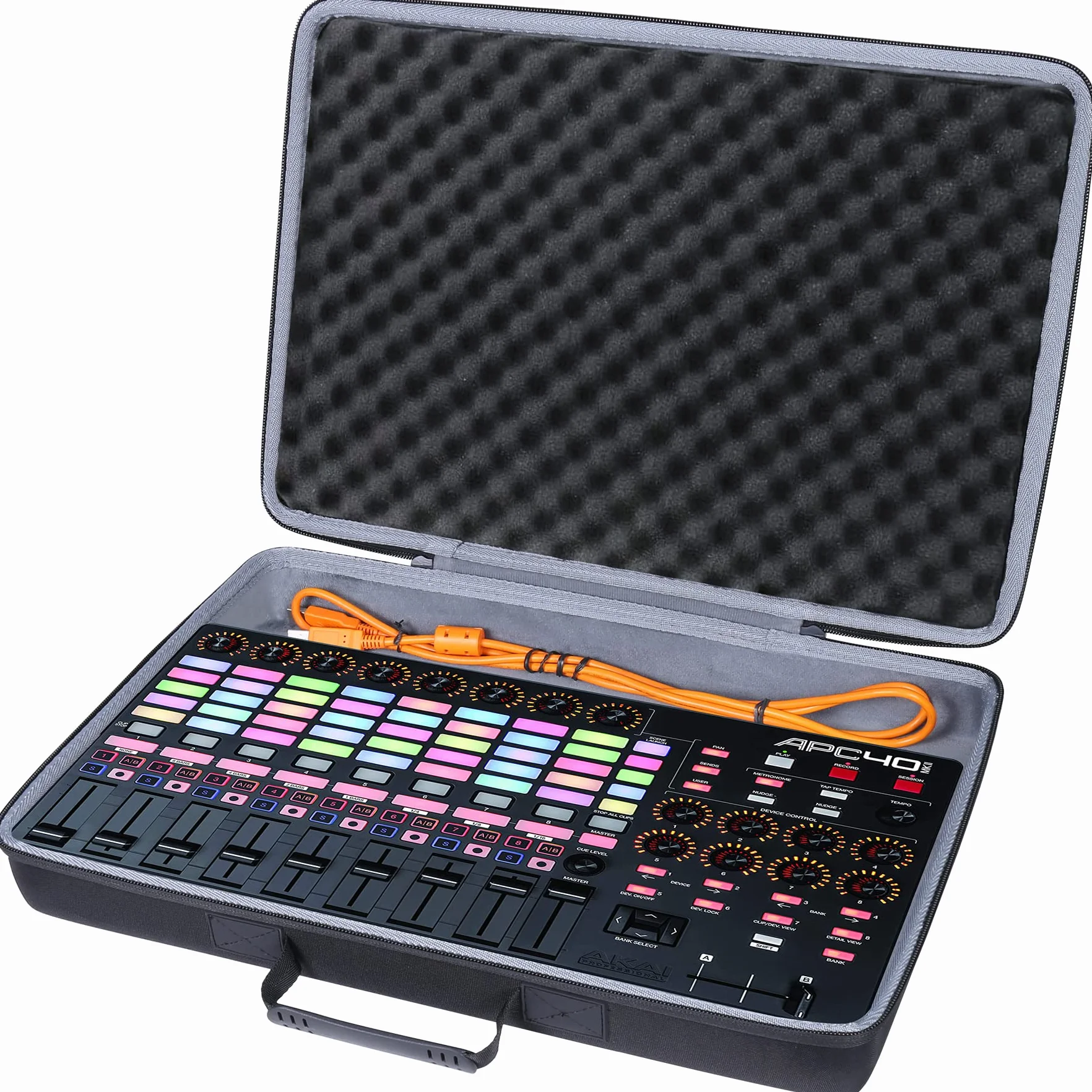 AKAI Professional APC40 MKII Étui de Voyage Rigide Housse coque pour Contrôleur MIDI